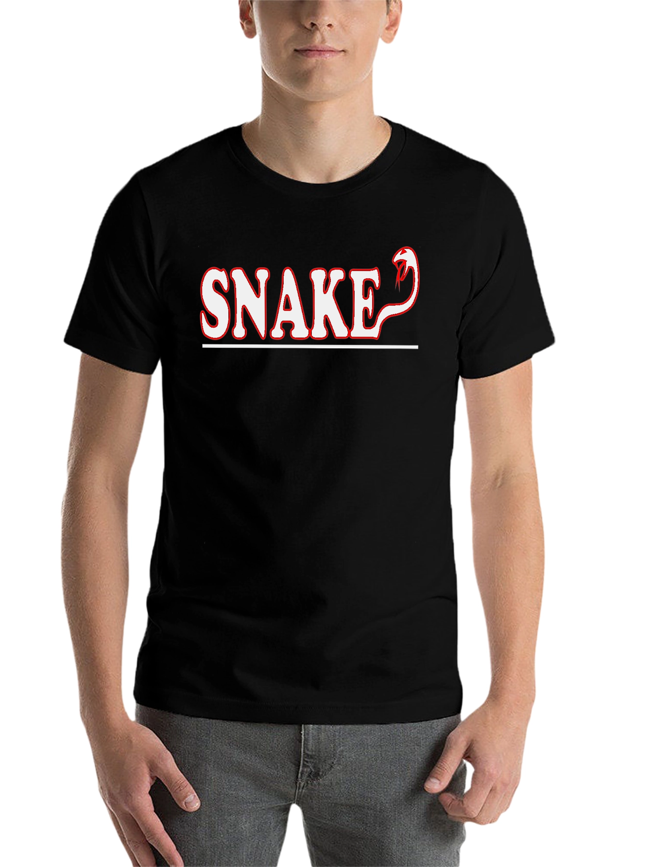 Black Snake Graphic Tee - Cool & Unique Design view 7