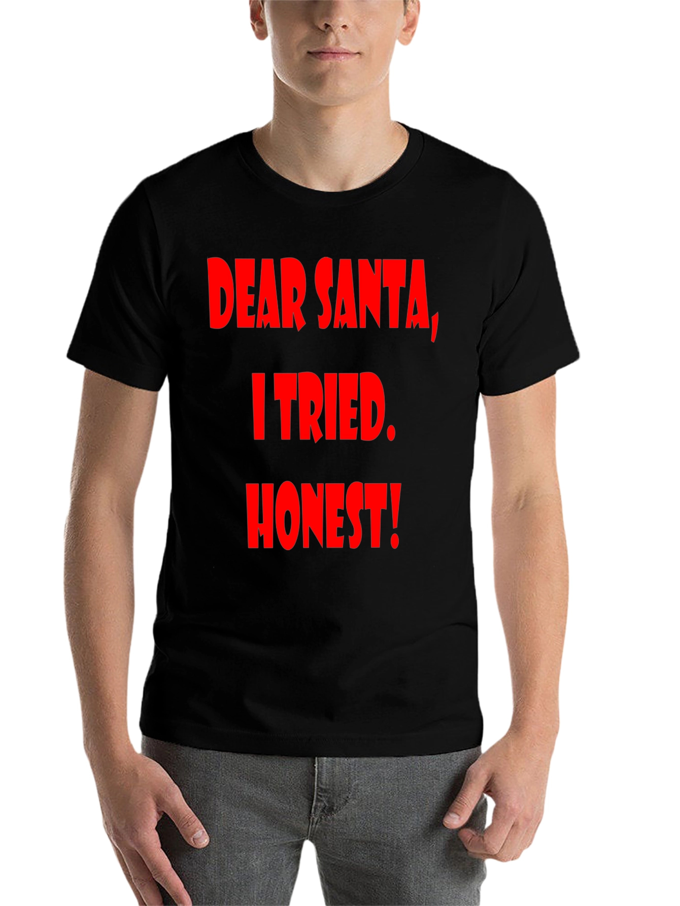 Dear Santa I Tried Honest! Graphic Tee - 7