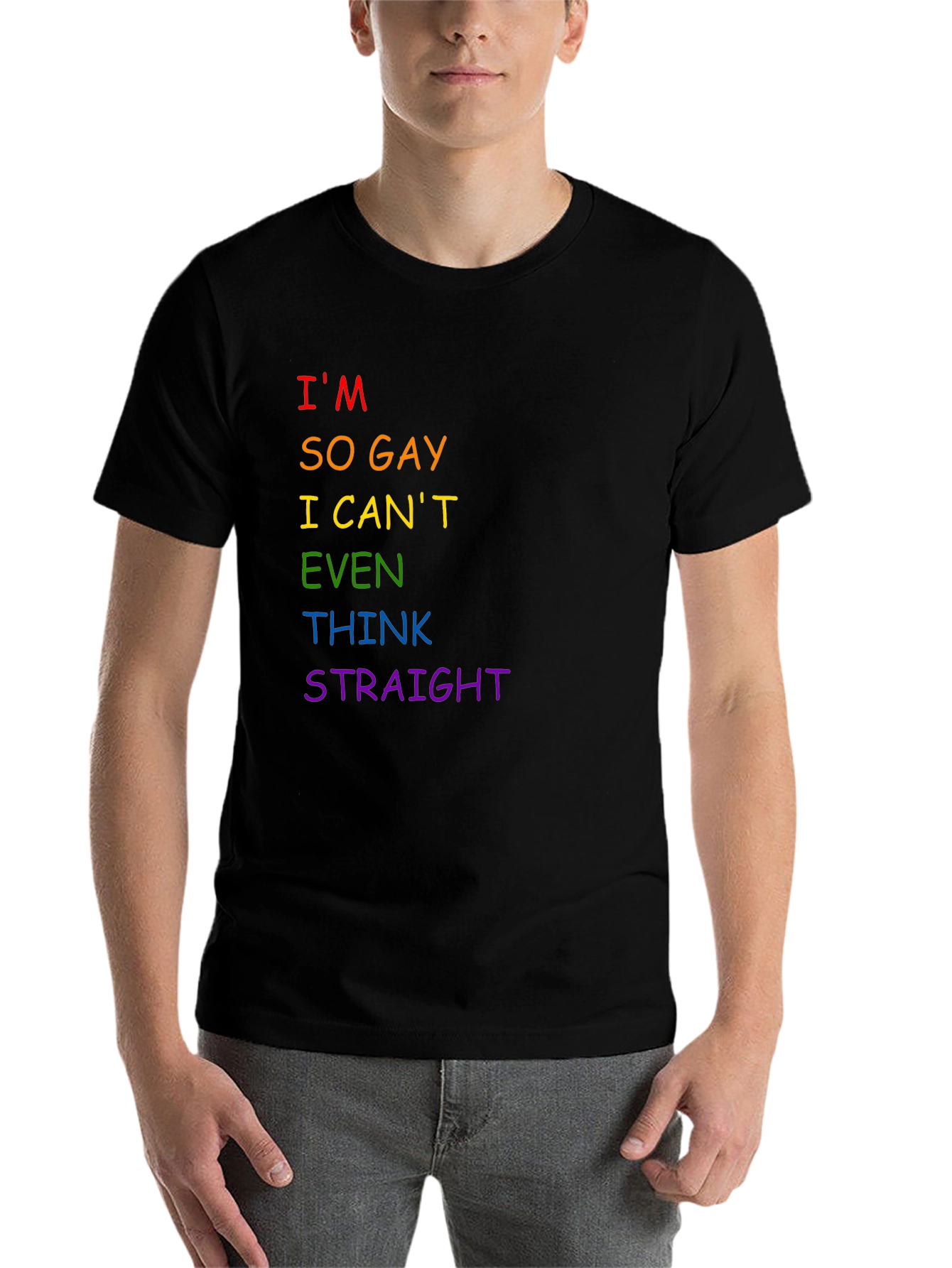 Black I'm So Gay T-Shirt - LGBTQ+ Pride Tee view 7