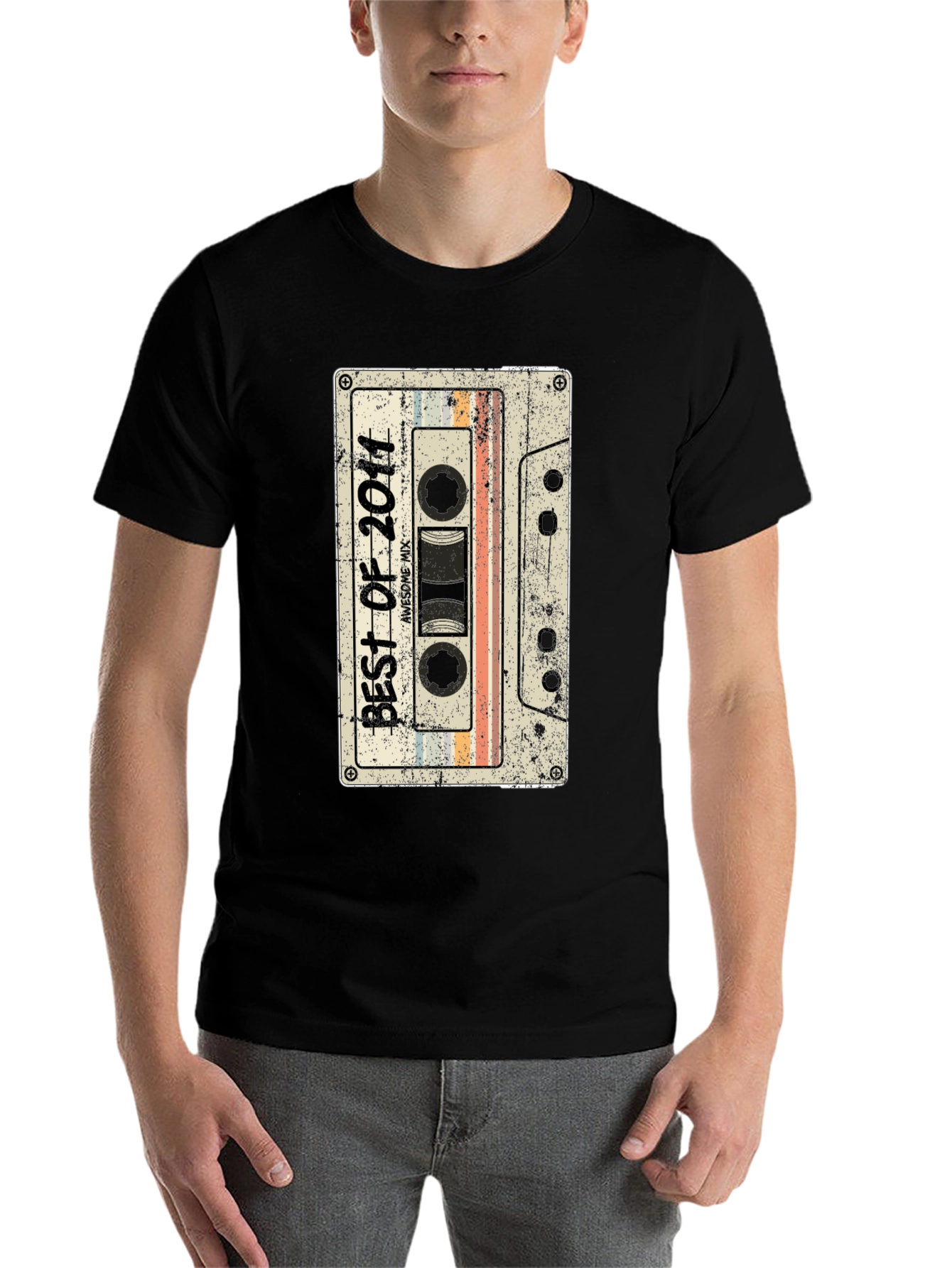 Black Best of 2011 Cassette Tape Graphic Tee view 7