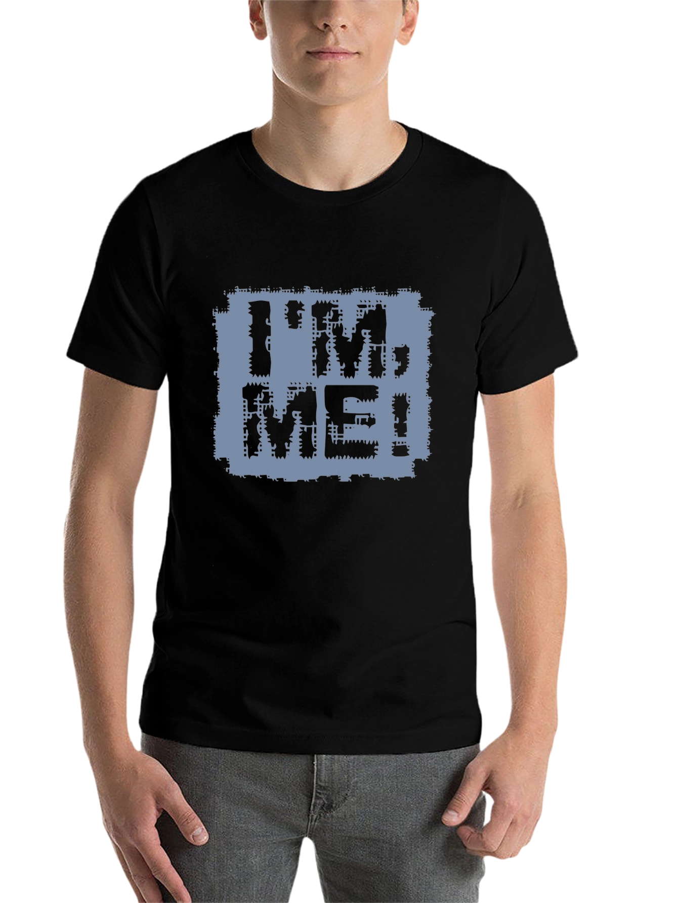 Black I'M ME! Graphic Black T-Shirt view 7