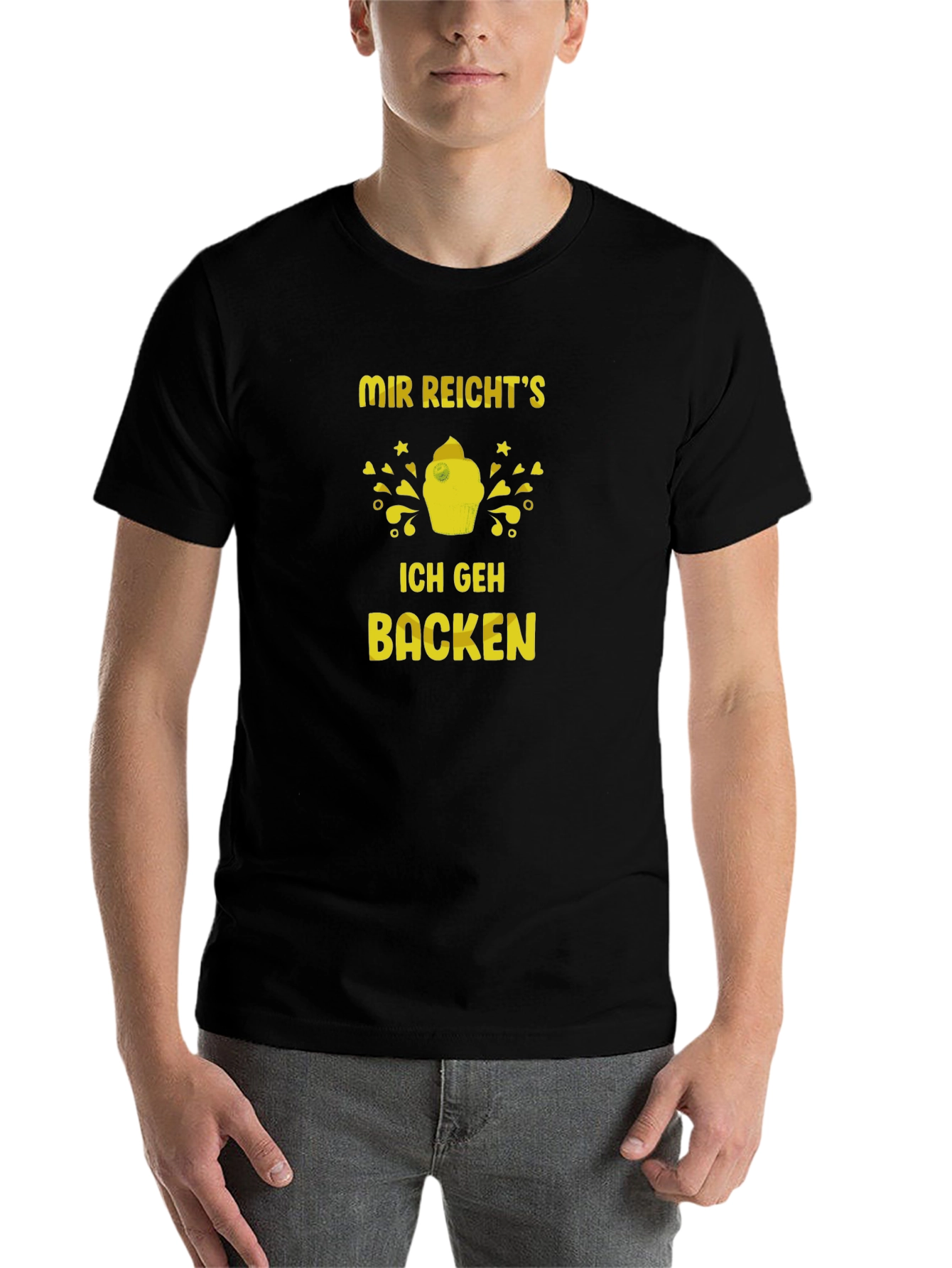 Black Baking T-Shirt: Mir Reicht's, Ich Geh Backen view 7