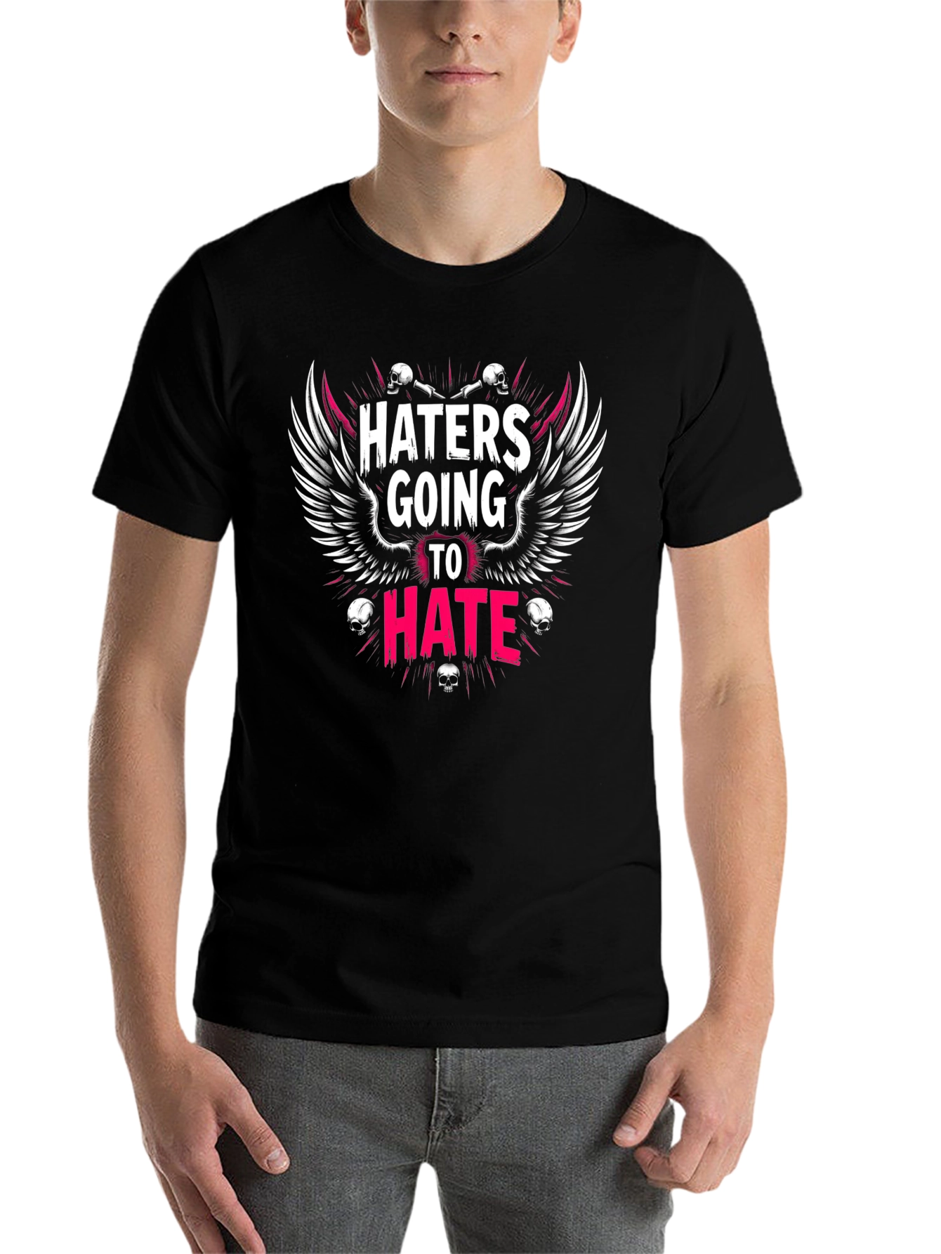 Black Haters Going to Hate Graphic T-Shirt view 7