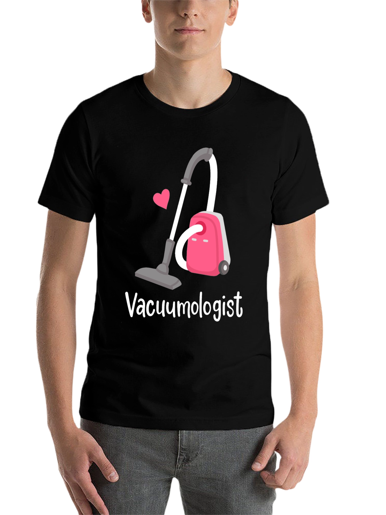 Black Vacuumologist T-Shirt - Cleaning Humor Tee view 7
