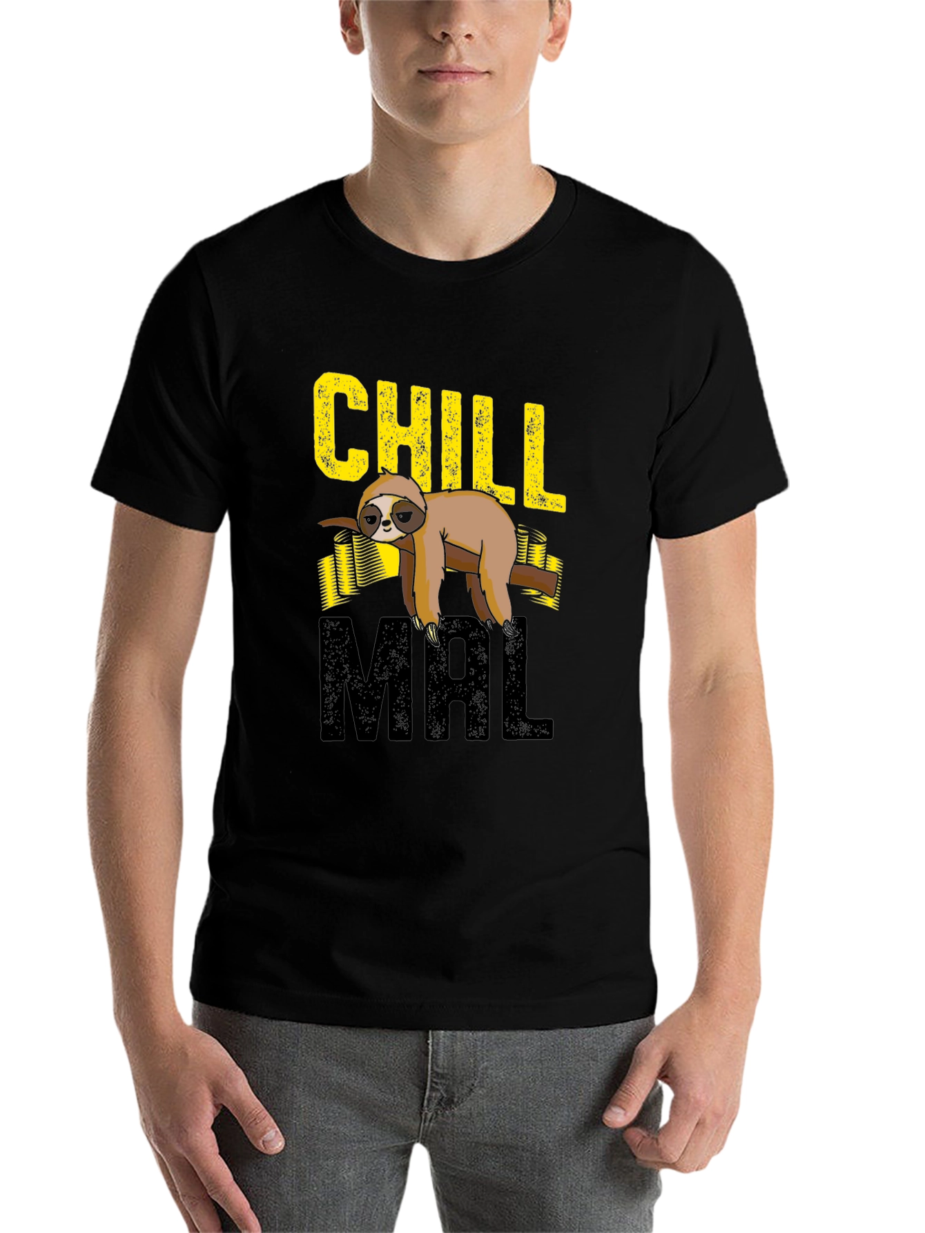 Chill Mal Sloth Graphic T-Shirt - 7