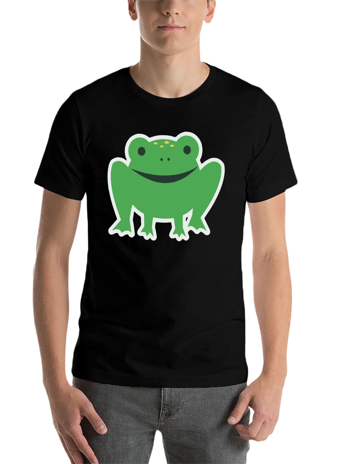 Black Frog Graphic Black T-Shirt view 7