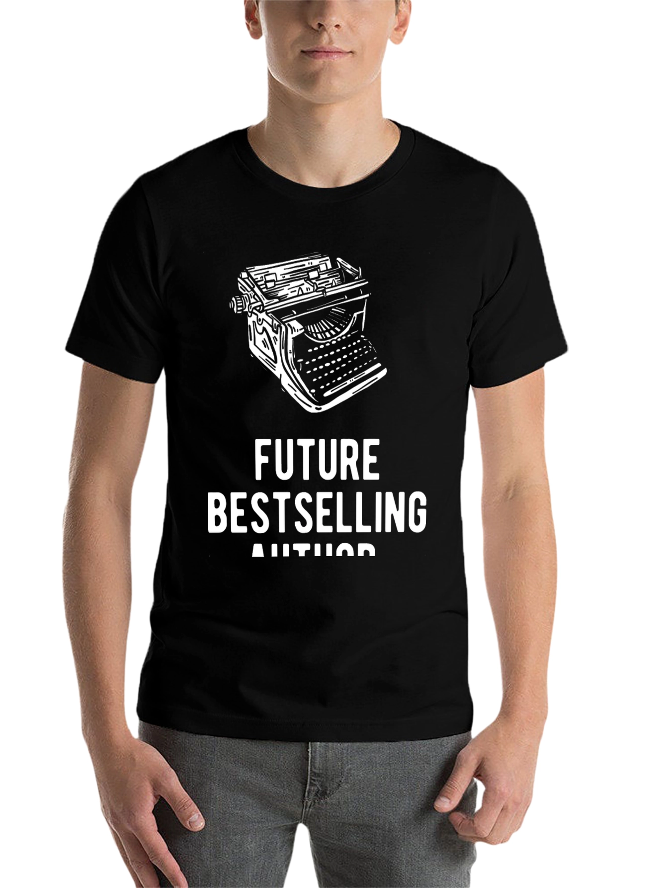Black Future Bestselling Author T-Shirt - Writer Gift view 7