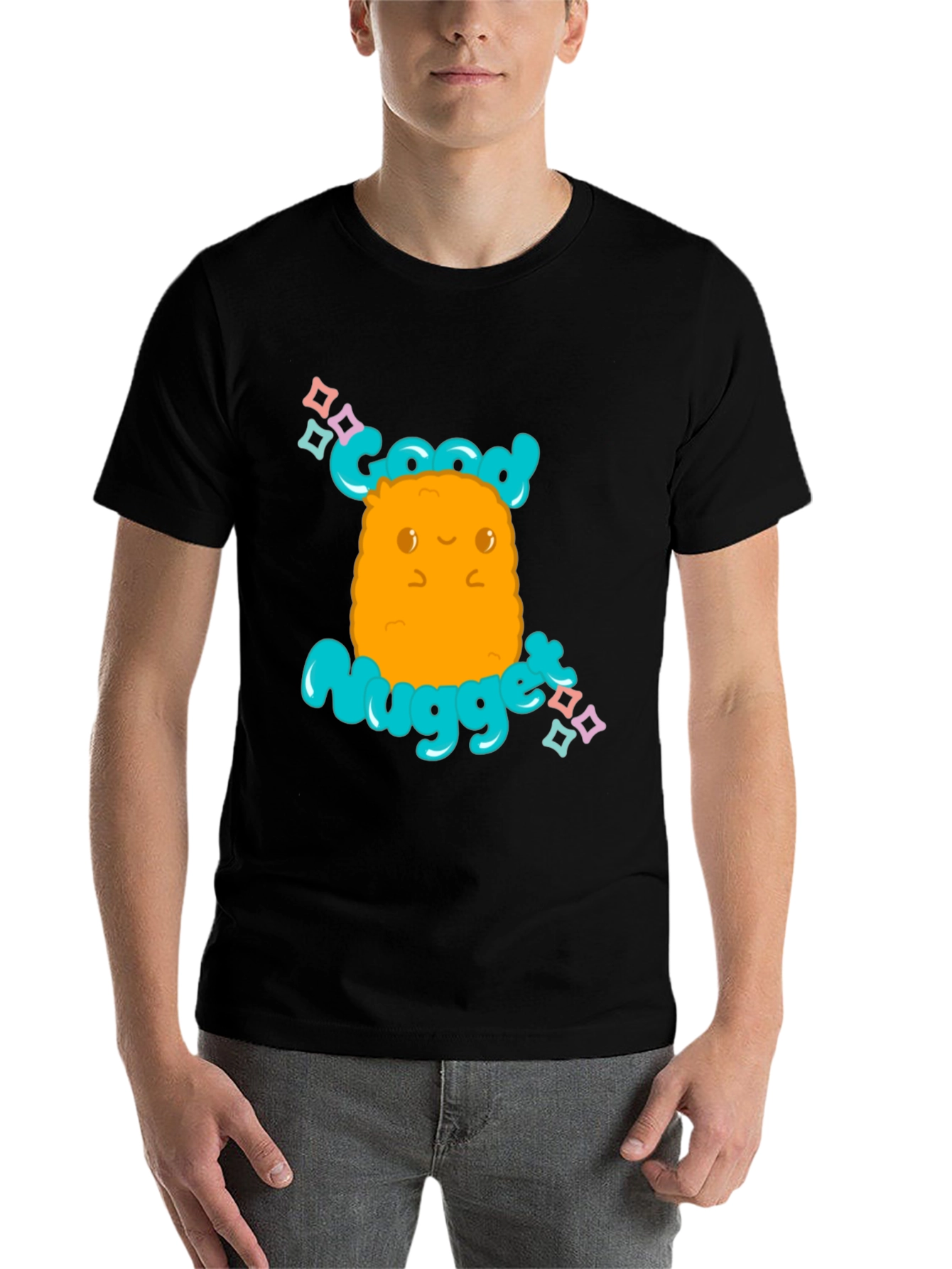 Black Good Nugget Graphic T-Shirt view 7