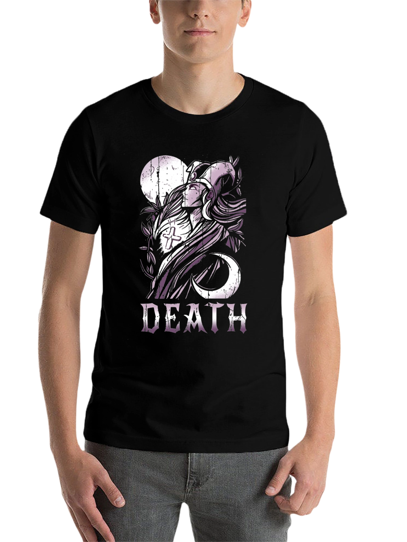 Black Death T-Shirt - Gothic Graphic Tee view 7