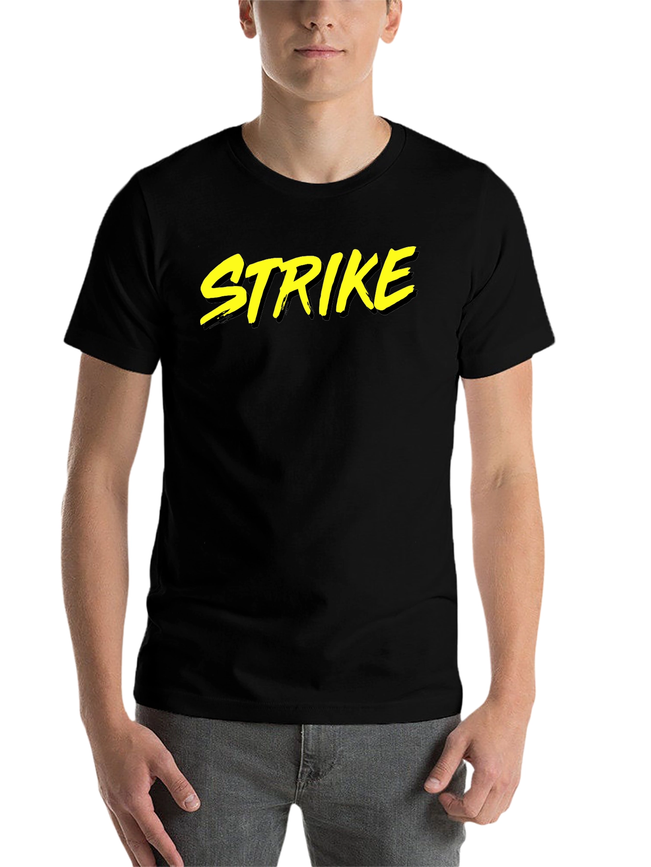 Black Strike Graphic Tee - Black view 7