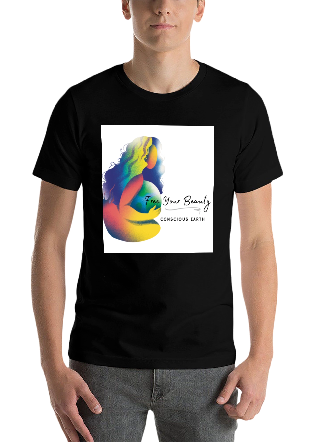 Conscious Earth Graphic Tee - Free Your Beauty - 7