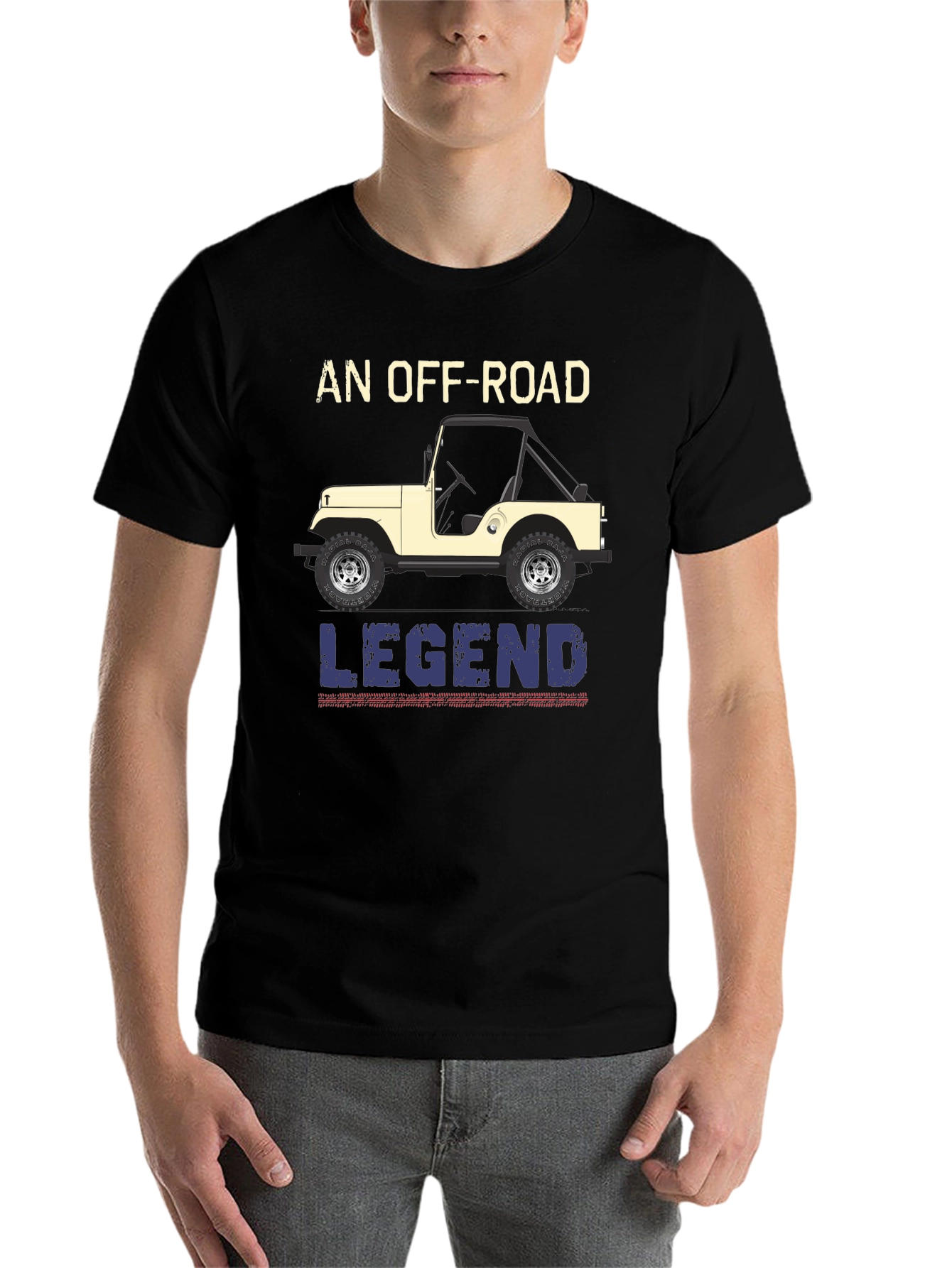 Black Off-Road Legend Graphic Tee view 7