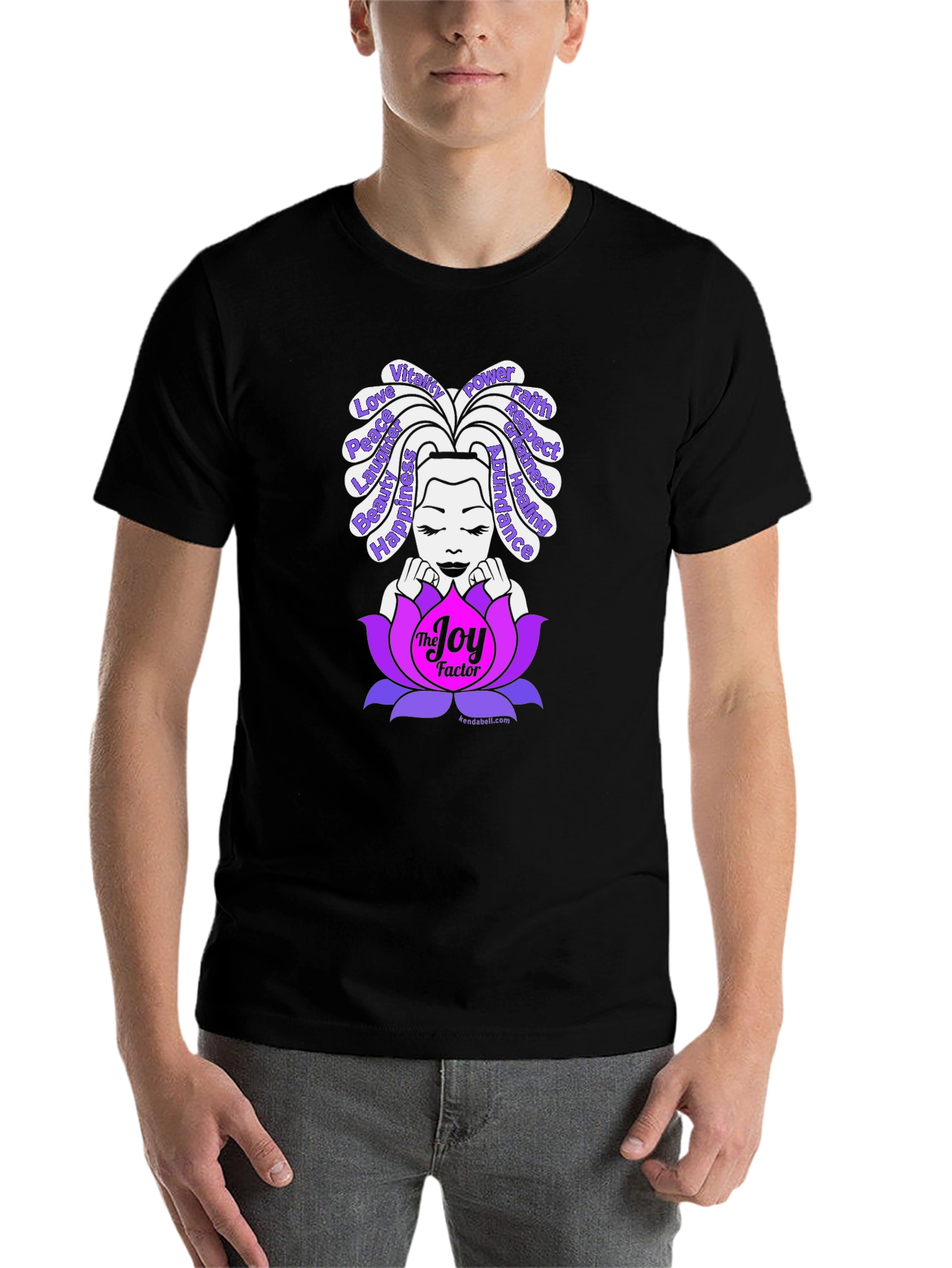 Black Joy Factor Graphic Tee - Empowering Women's T-Shirt view 7