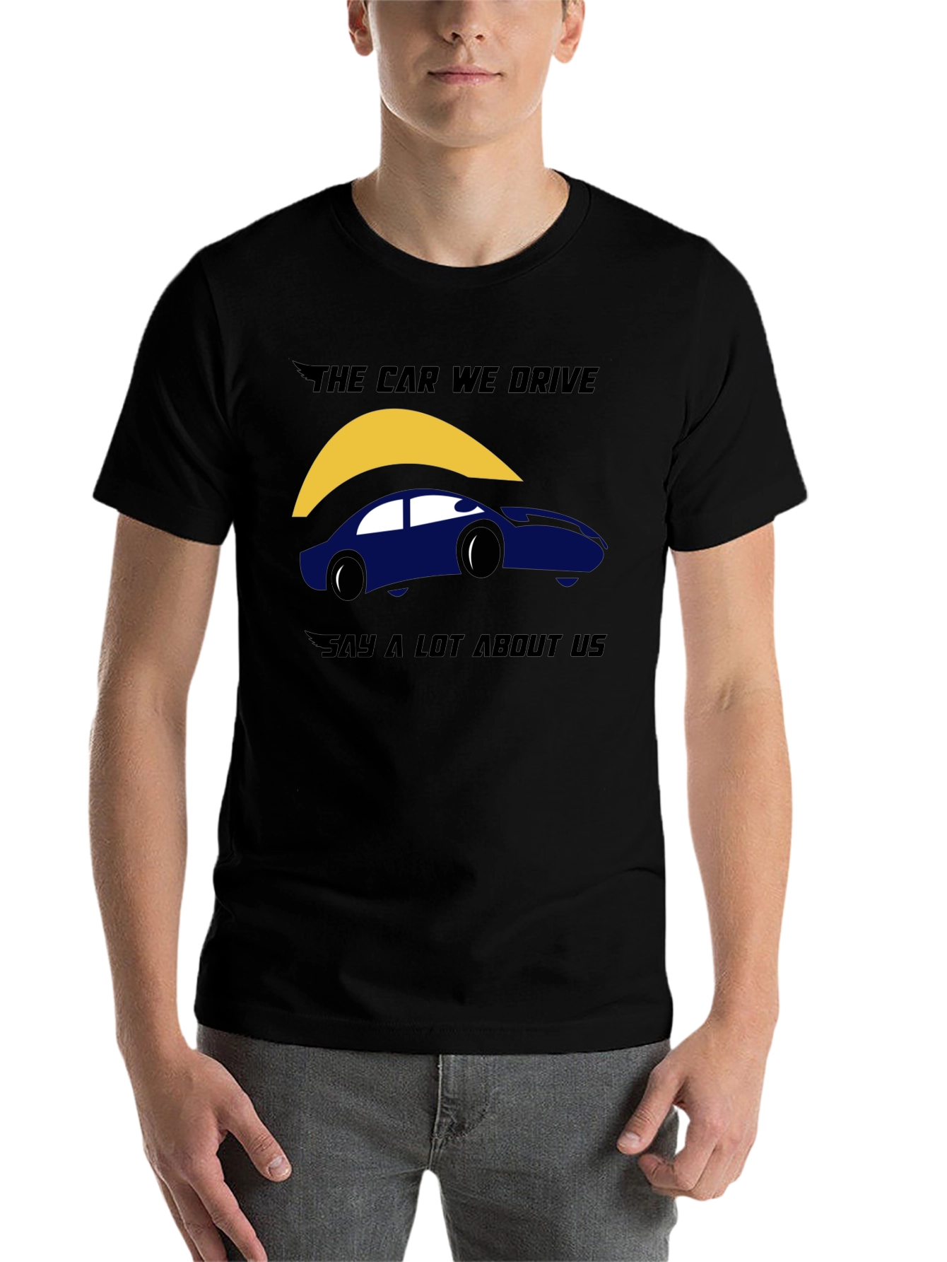Black The Car We Drive Graphic T-Shirt - Black view 7