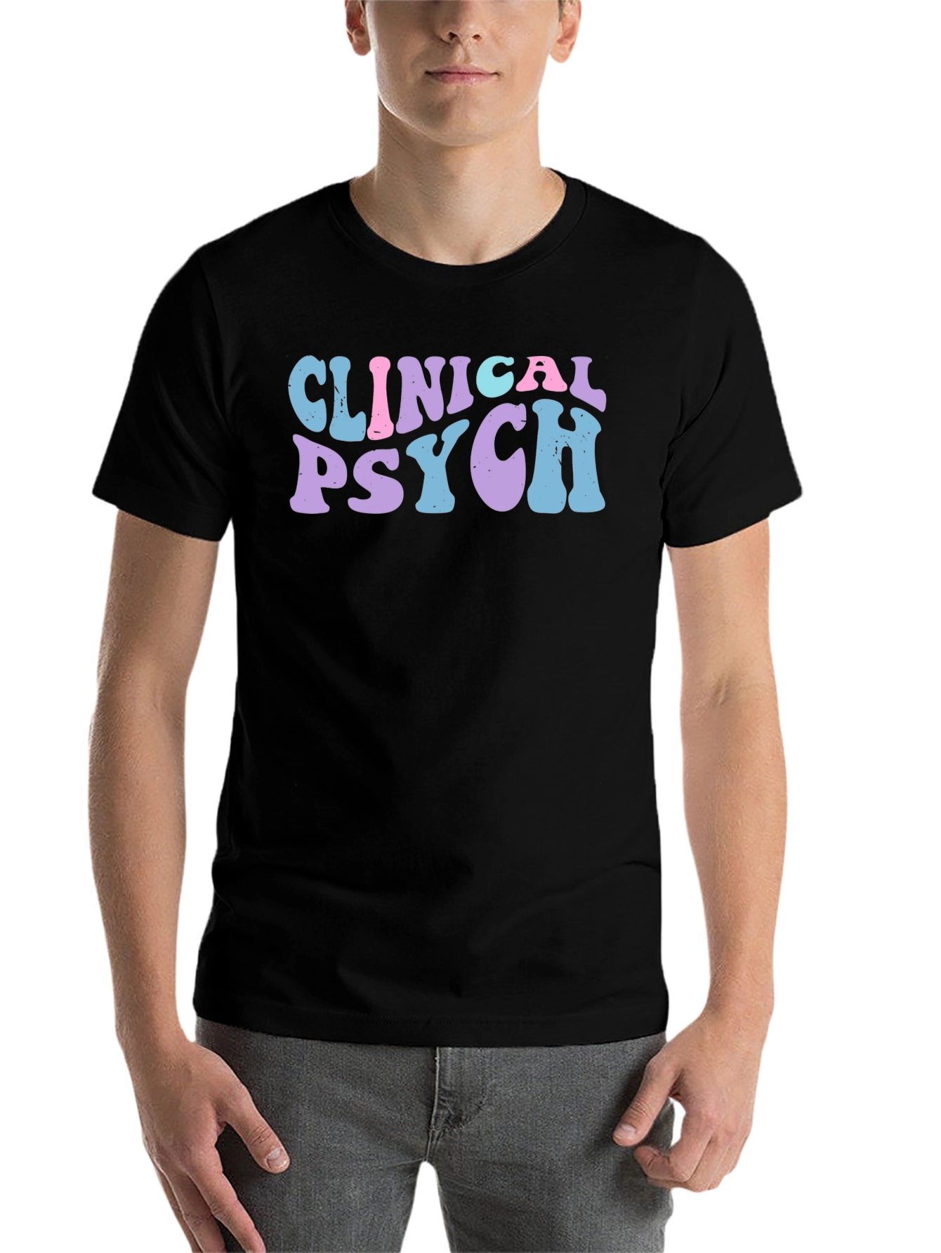 Black Clinical Psych Graphic T-Shirt view 7