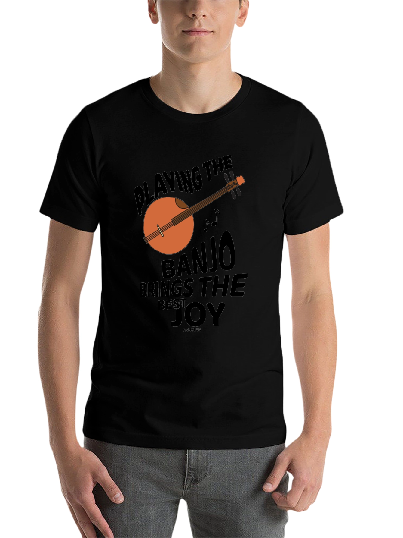 Black Banjo Joy Graphic Tee view 7