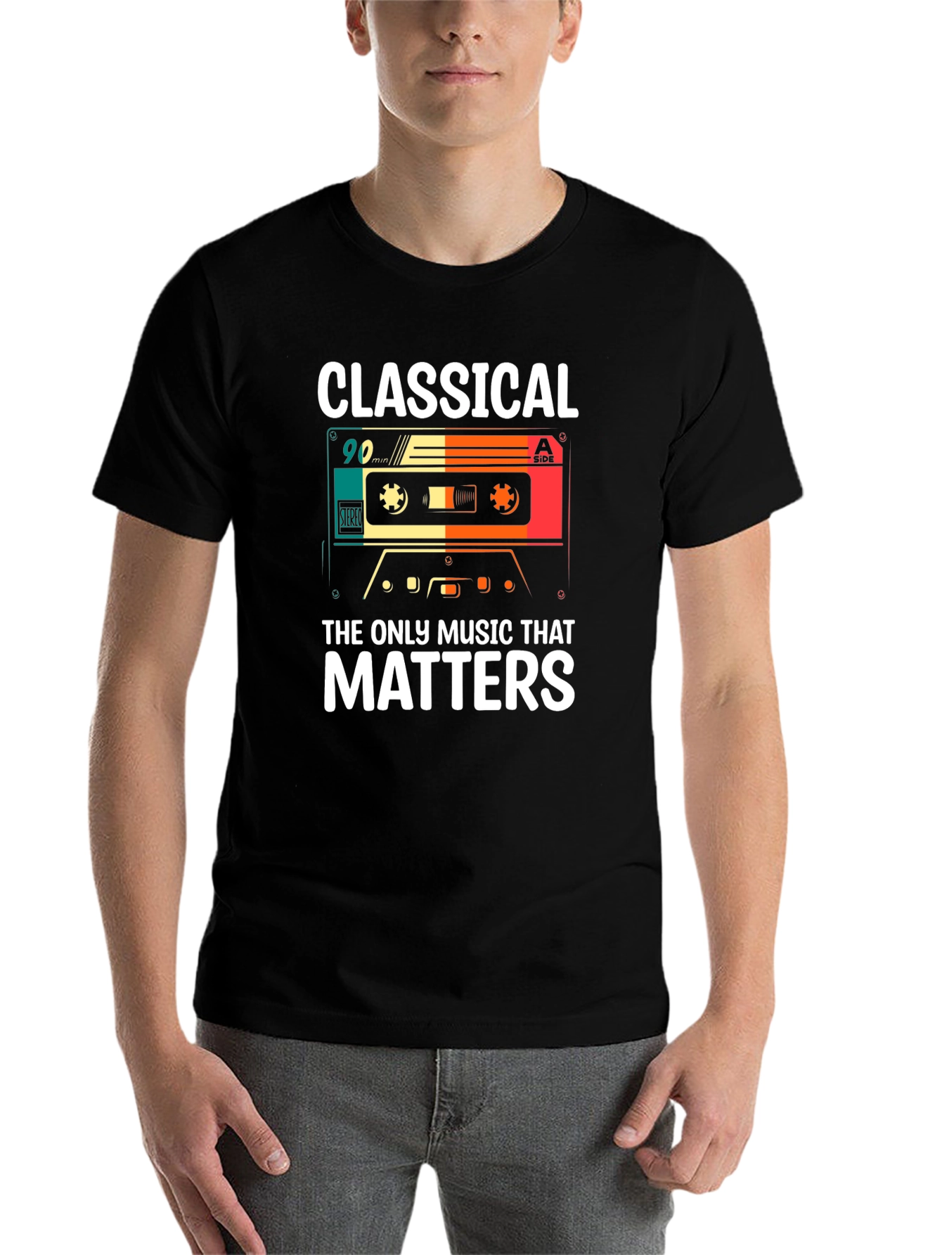 Black Classical Music Matters Graphic Tee view 7