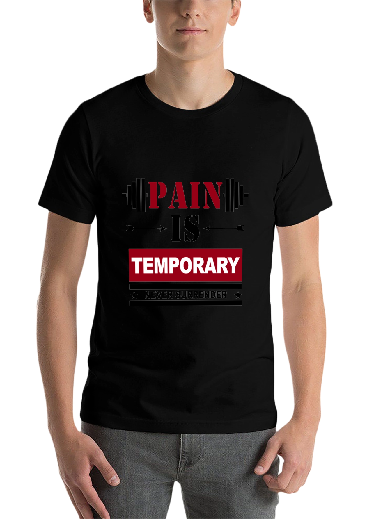 Pain Is Temporary Men's Graphic T-Shirt - 7