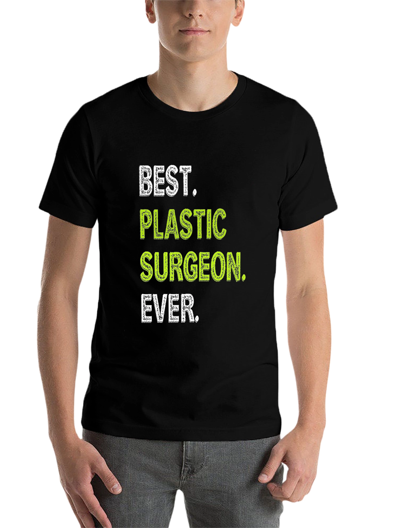 Black Best Plastic Surgeon Ever T-Shirt view 7