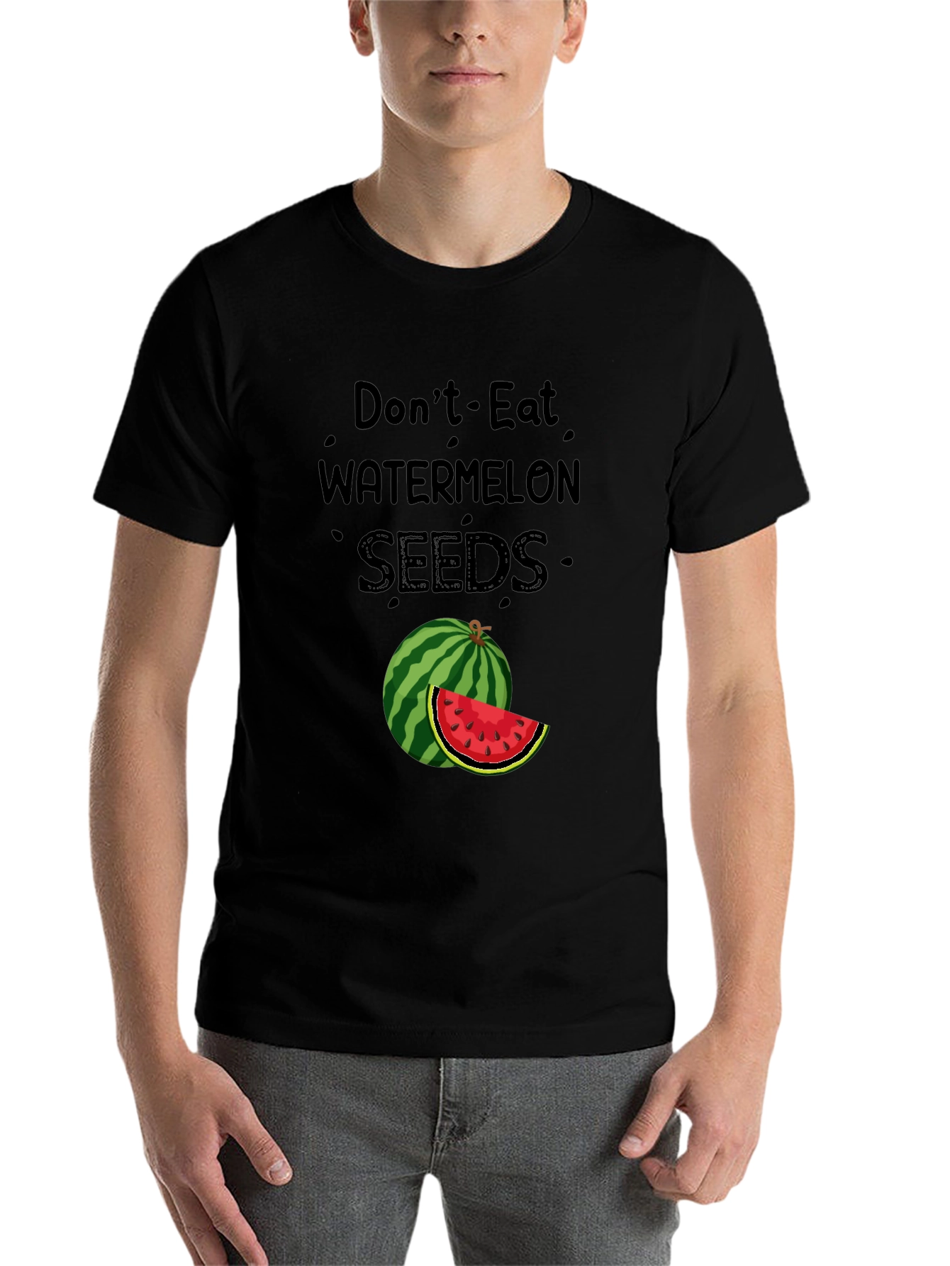 Black Don't Eat Watermelon Seeds T-Shirt view 7