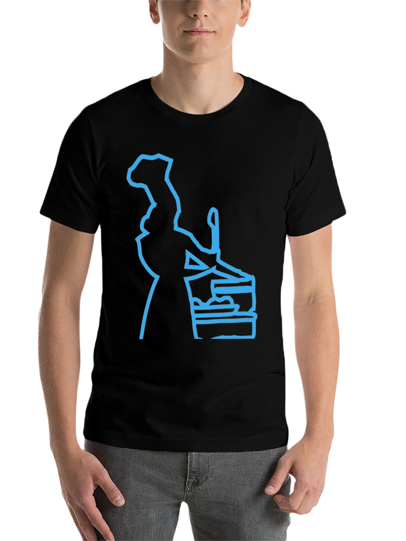 Black Chef Graphic T-Shirt - Cool, Unique Design! view 7