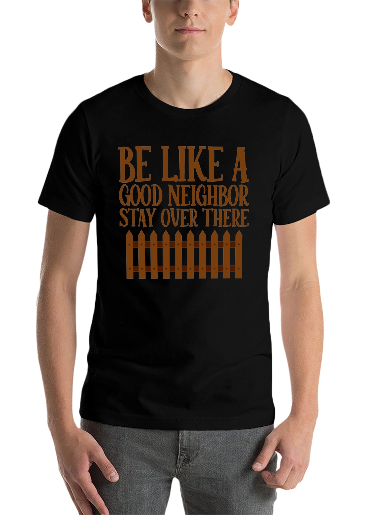 Black Be Like a Good Neighbor Novelty Tee view 7