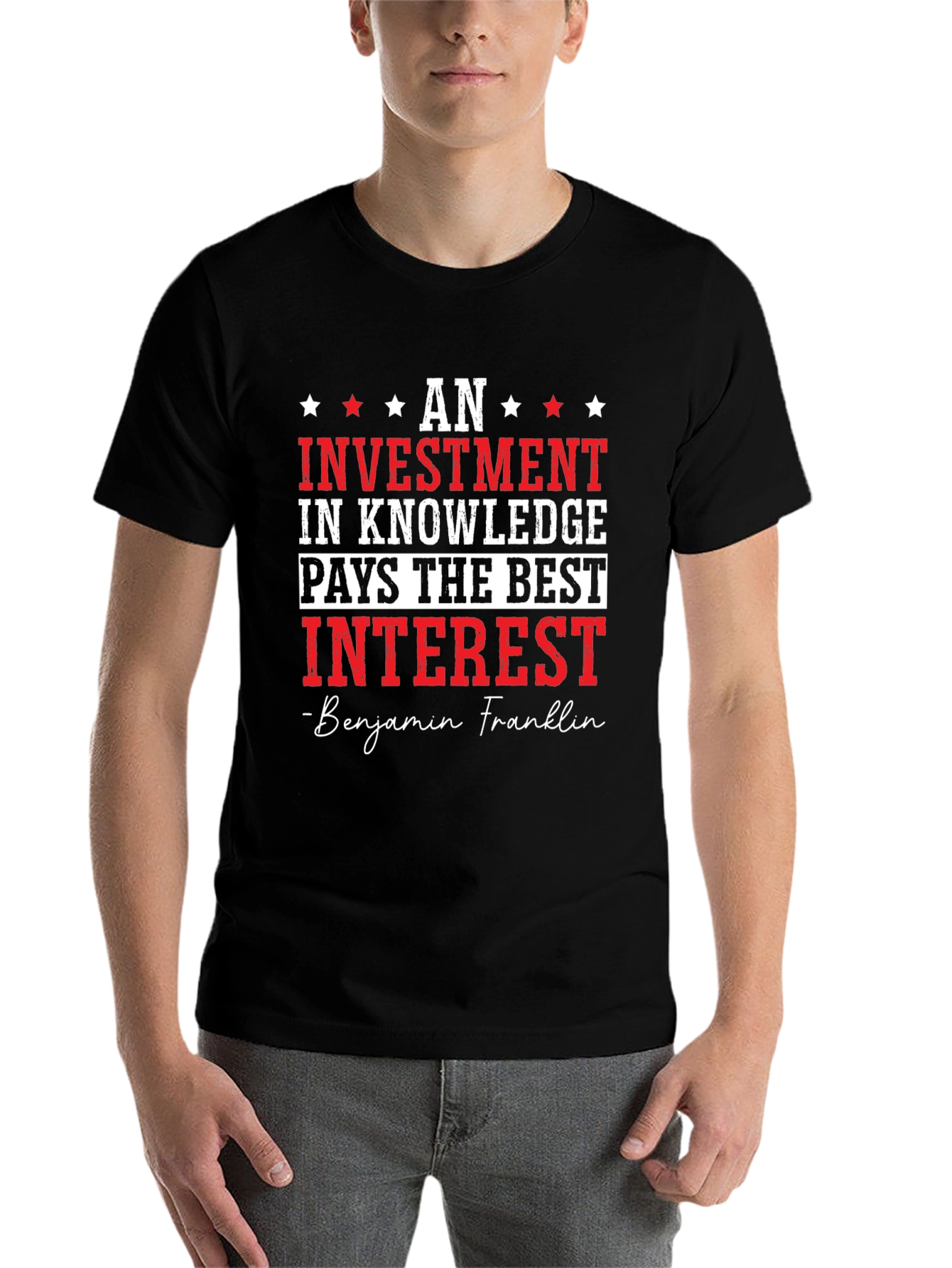 Knowledge Investment T-Shirt - 7