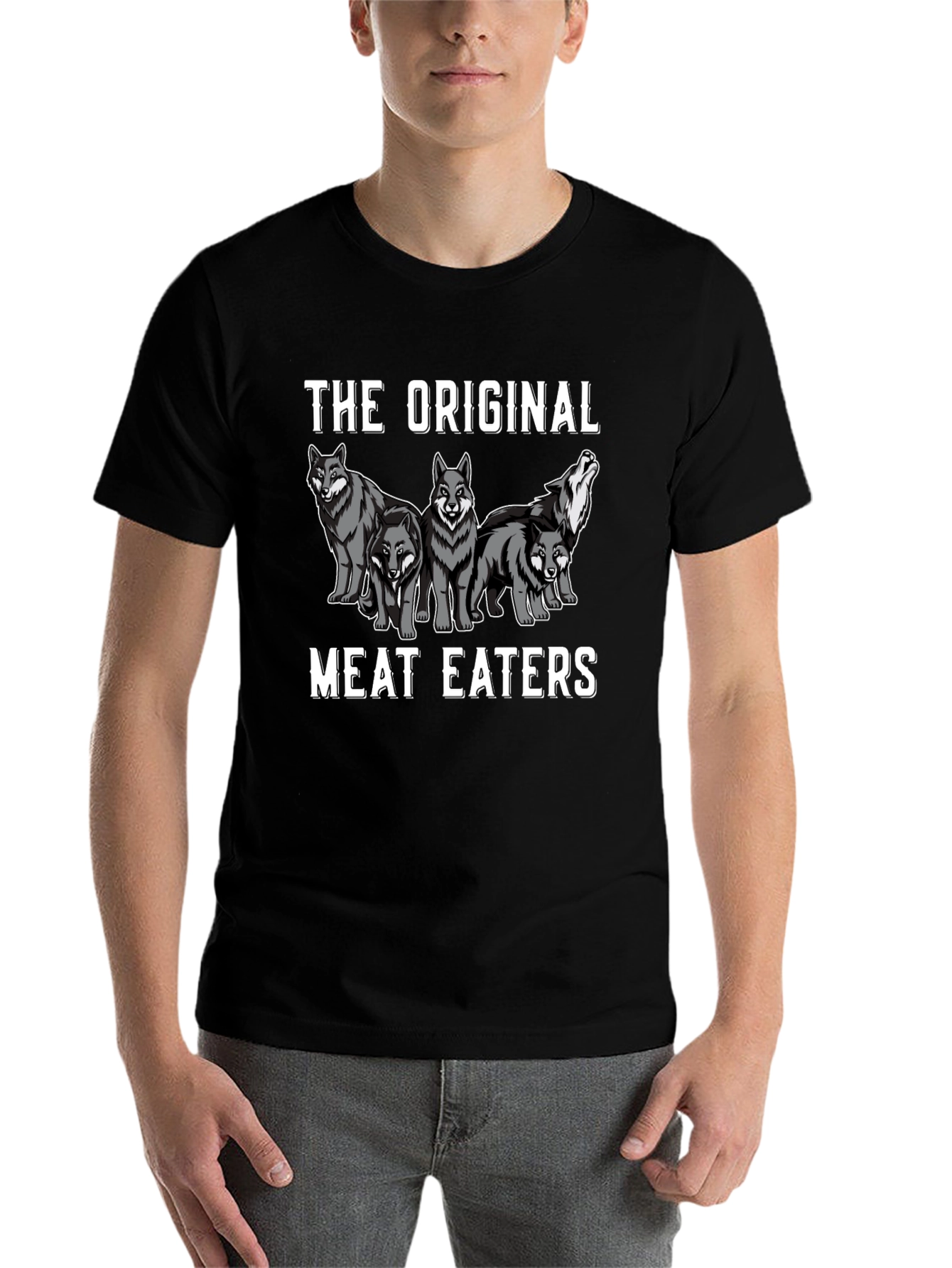 Black The Original Meat Eaters Graphic T-Shirt view 7