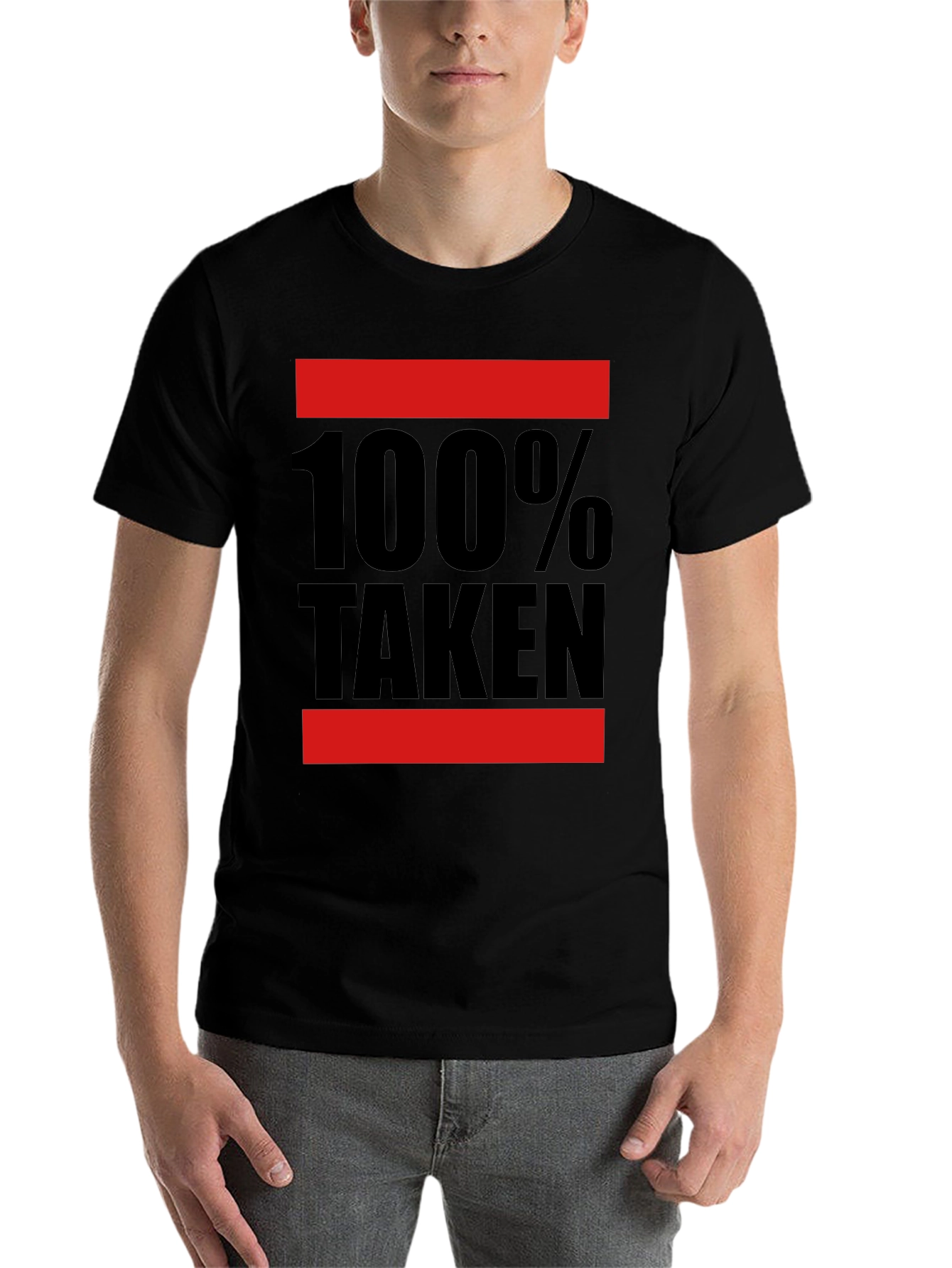 Black 100% Taken Graphic T-Shirt - Black view 7