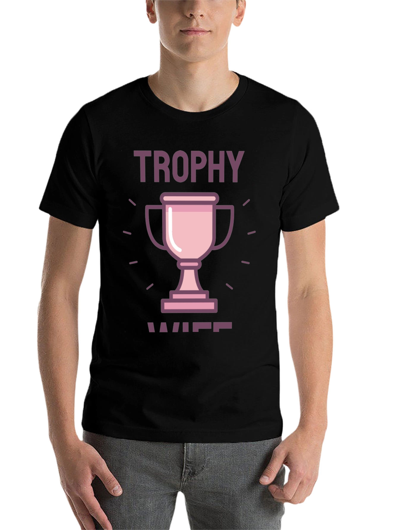 Black Trophy Wife Graphic Tee view 7
