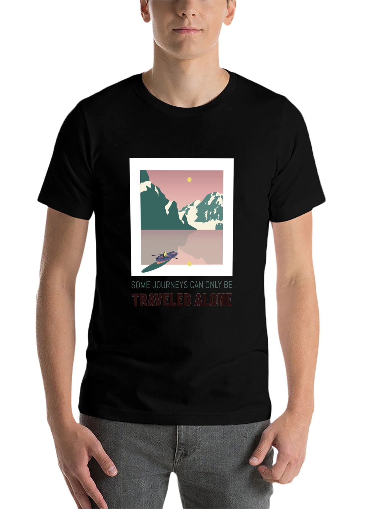 Solo Journey Graphic T-Shirt - Unisex Adventure Tee - 7