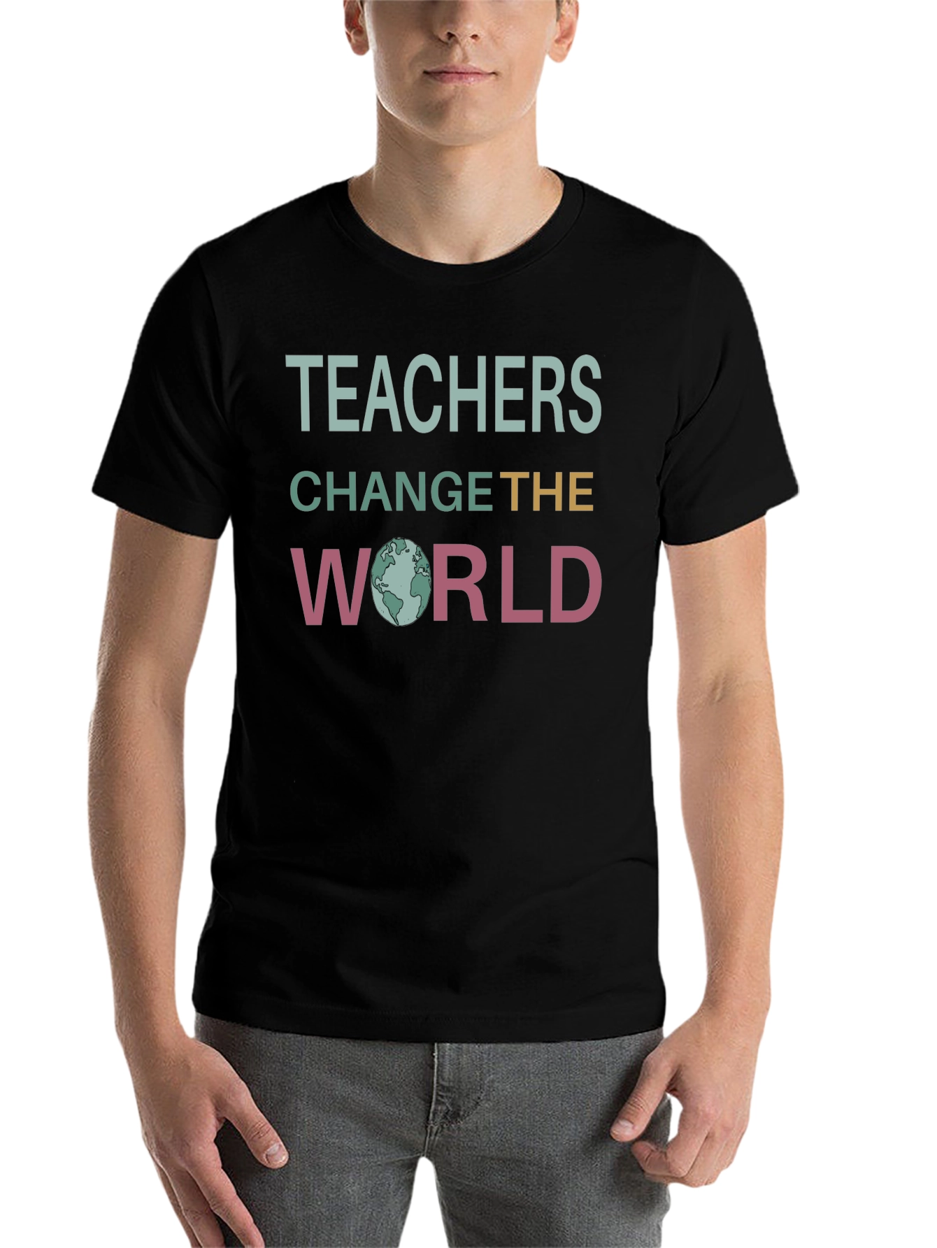 Black Teachers Change The World T-Shirt view 7