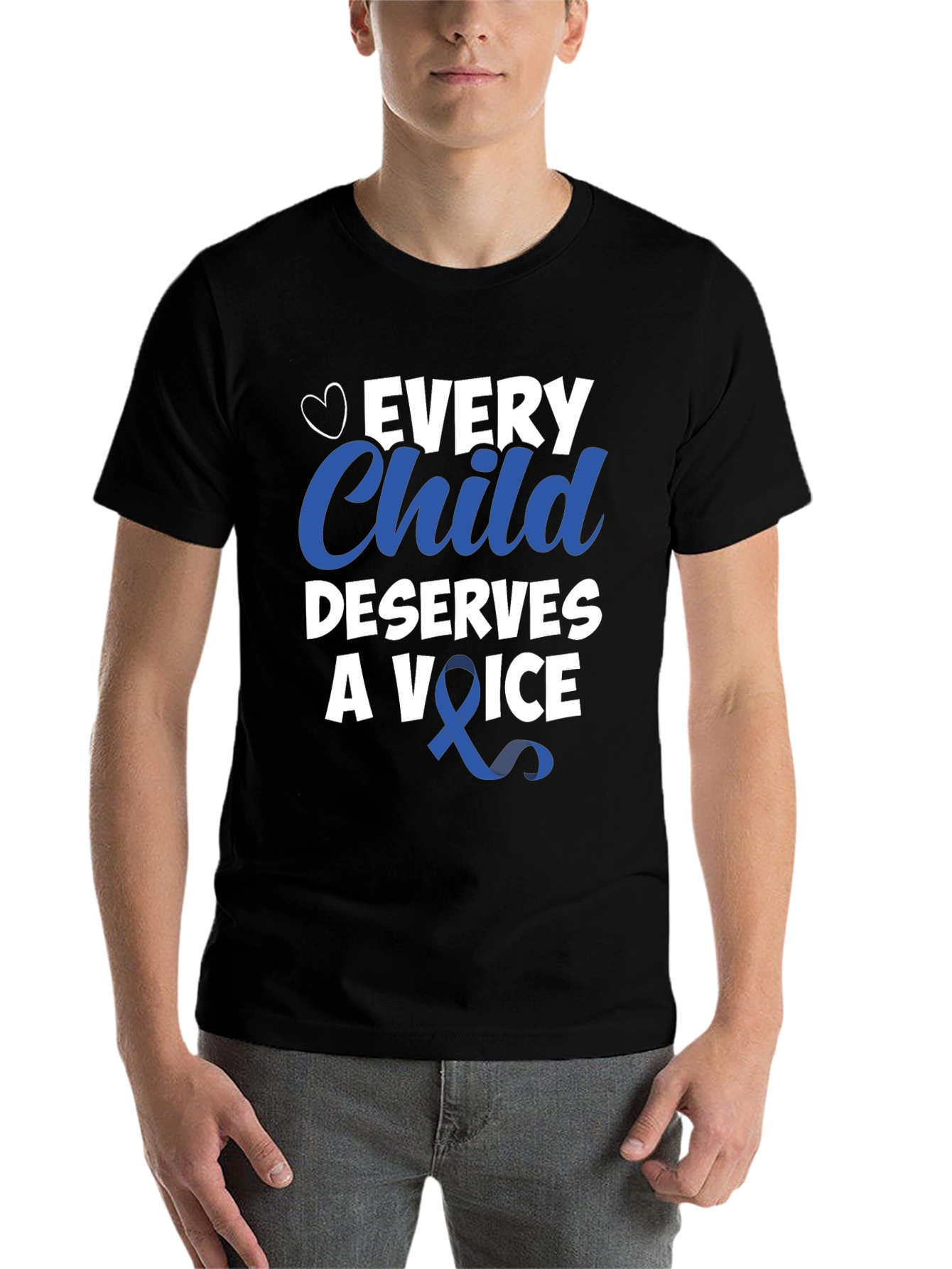 Black Every Child Deserves a Voice T-Shirt view 7