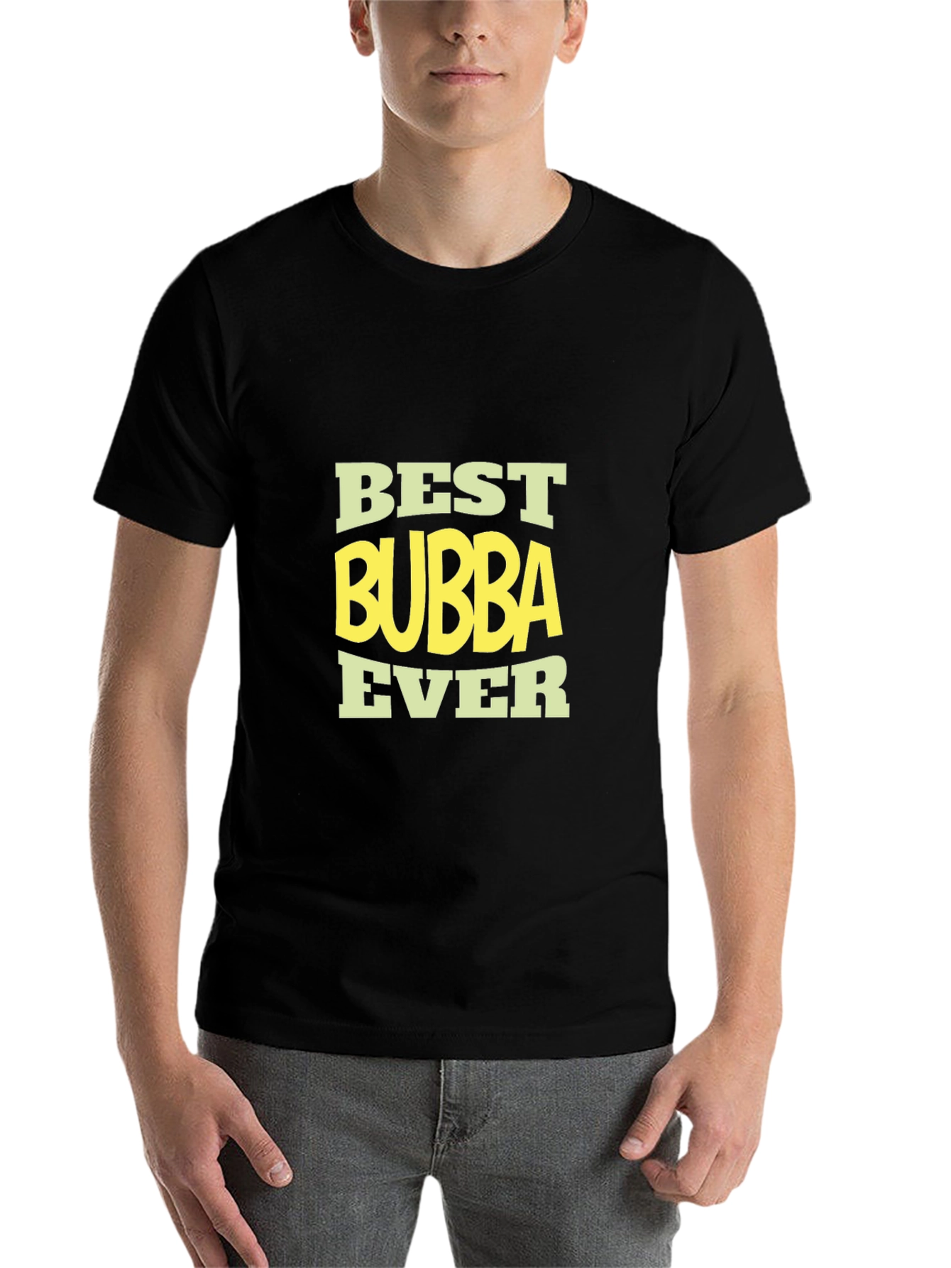 Black Best Bubba Ever Black T-Shirt view 7