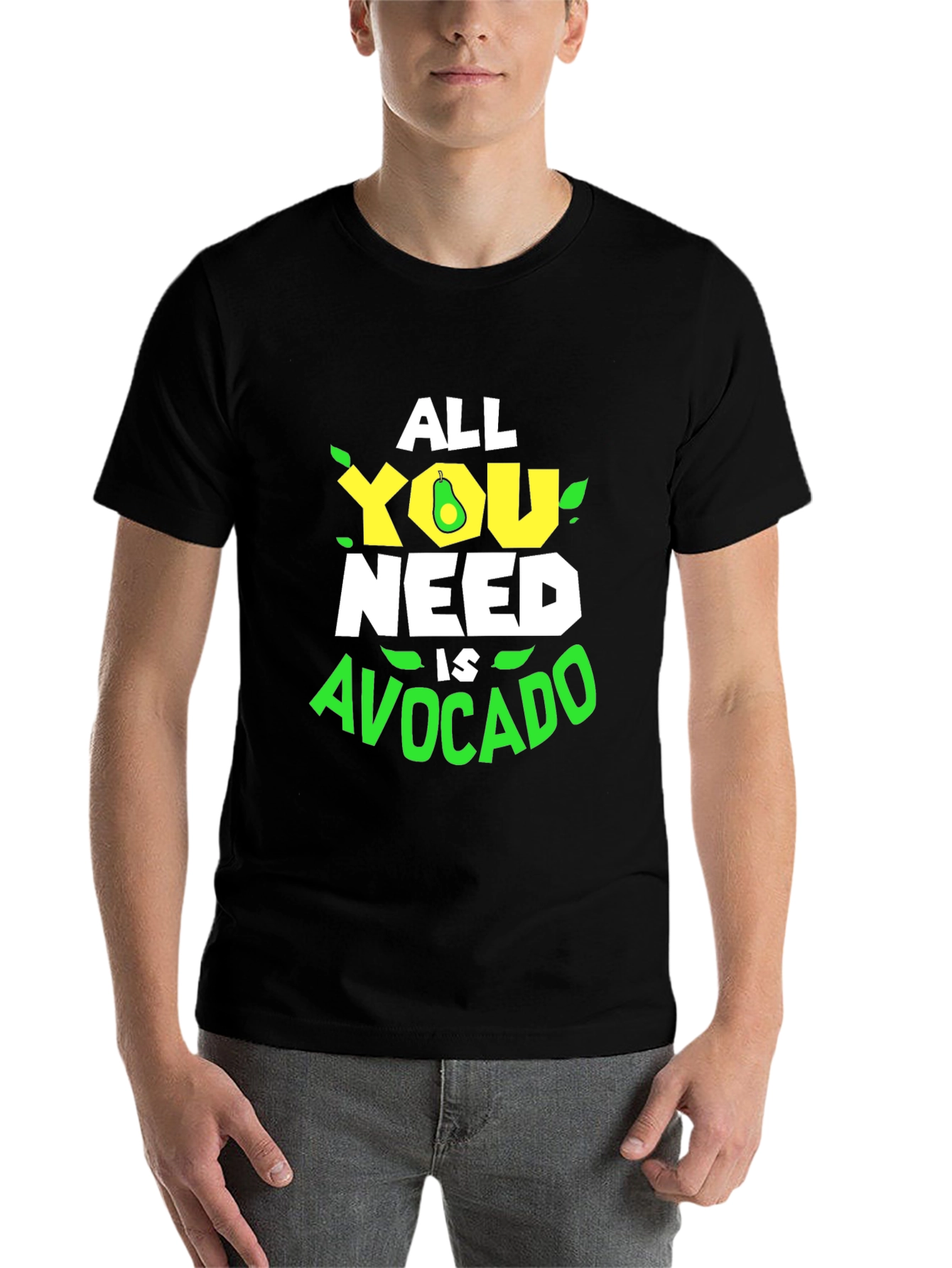 All You Need is Avocado Graphic Tee - Soft Cotton - 7