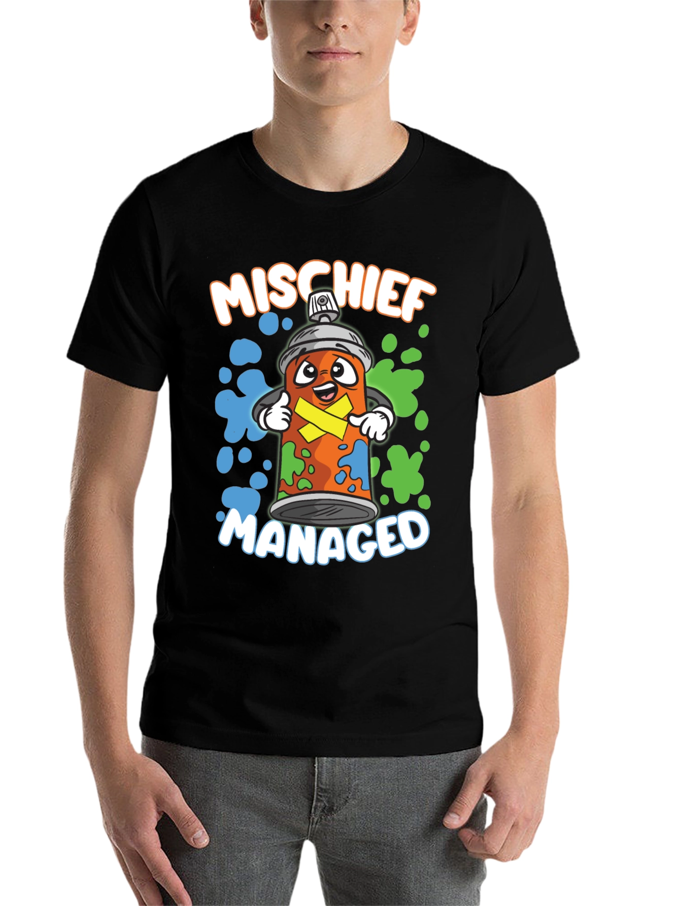 Black Mischief Managed Graphic Tee view 7