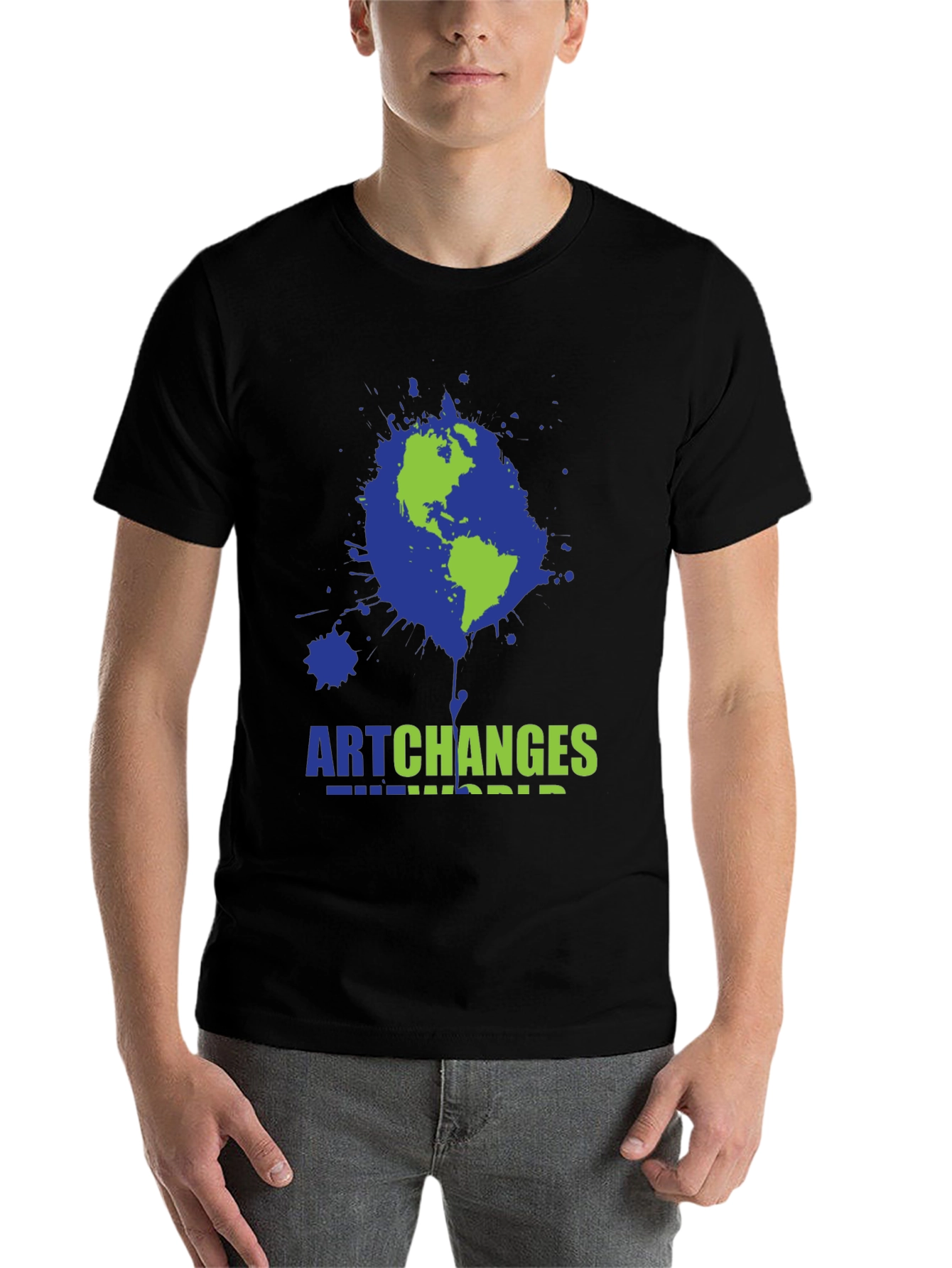 Black Art Changes the World Graphic Tee view 7
