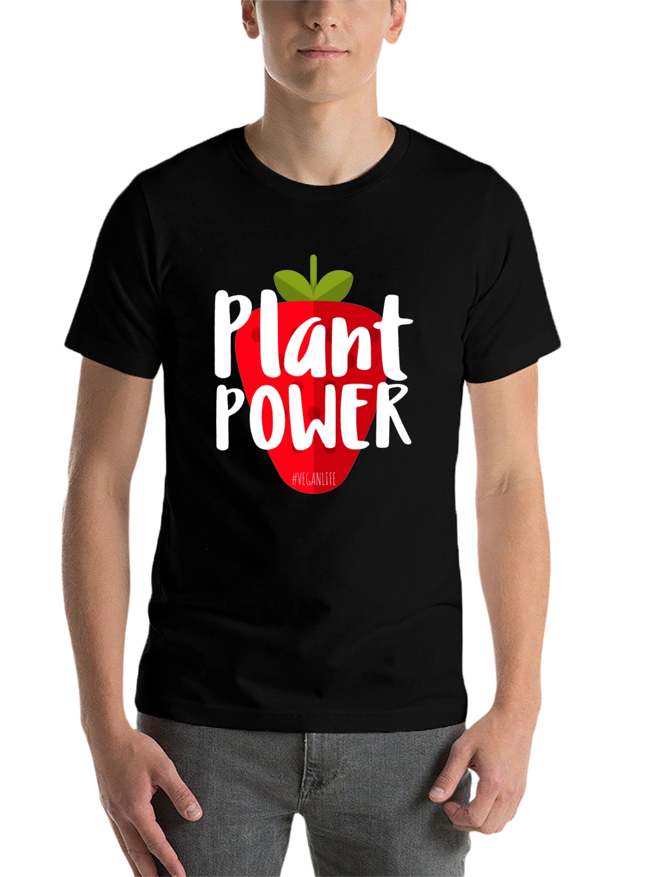 Plant Power Vegan T-Shirt - Eco Friendly! - 7