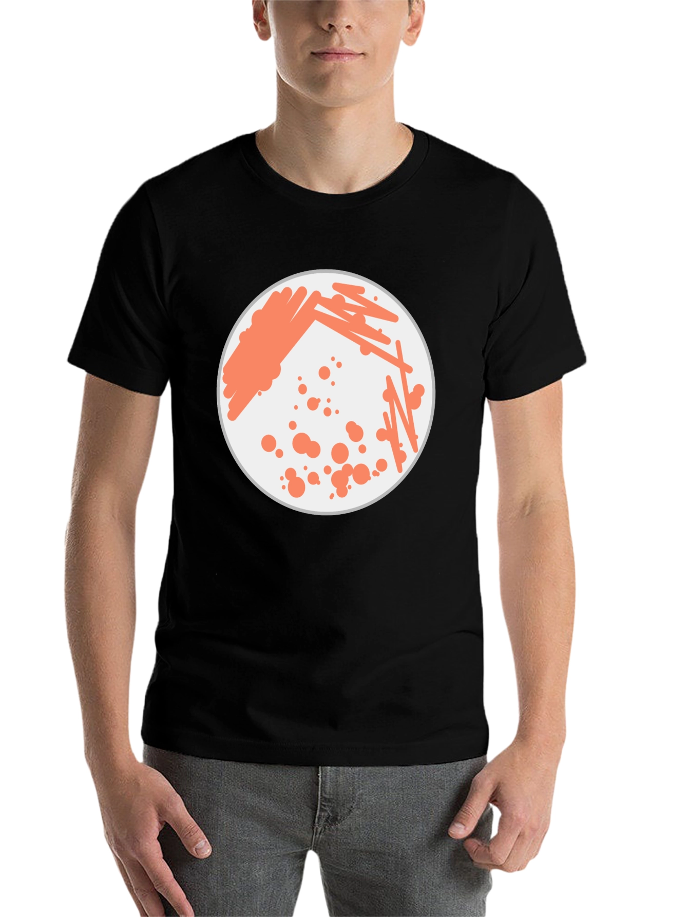 Black Bacterial Culture Graphic Tee - Science Inspired Apparel view 7