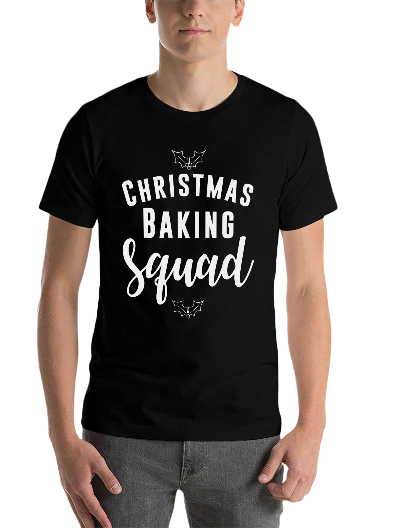 Black Christmas Baking Squad T-Shirt Holiday Crew Apparel view 7