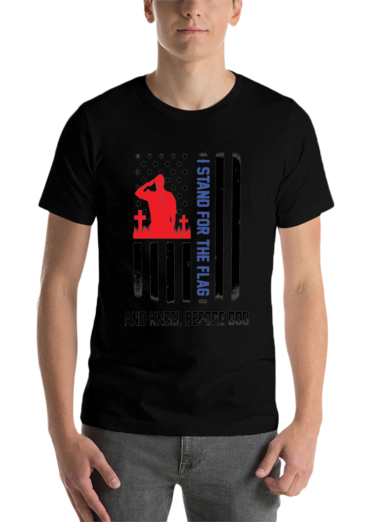 I Stand For The Flag Graphic T-Shirt - 7