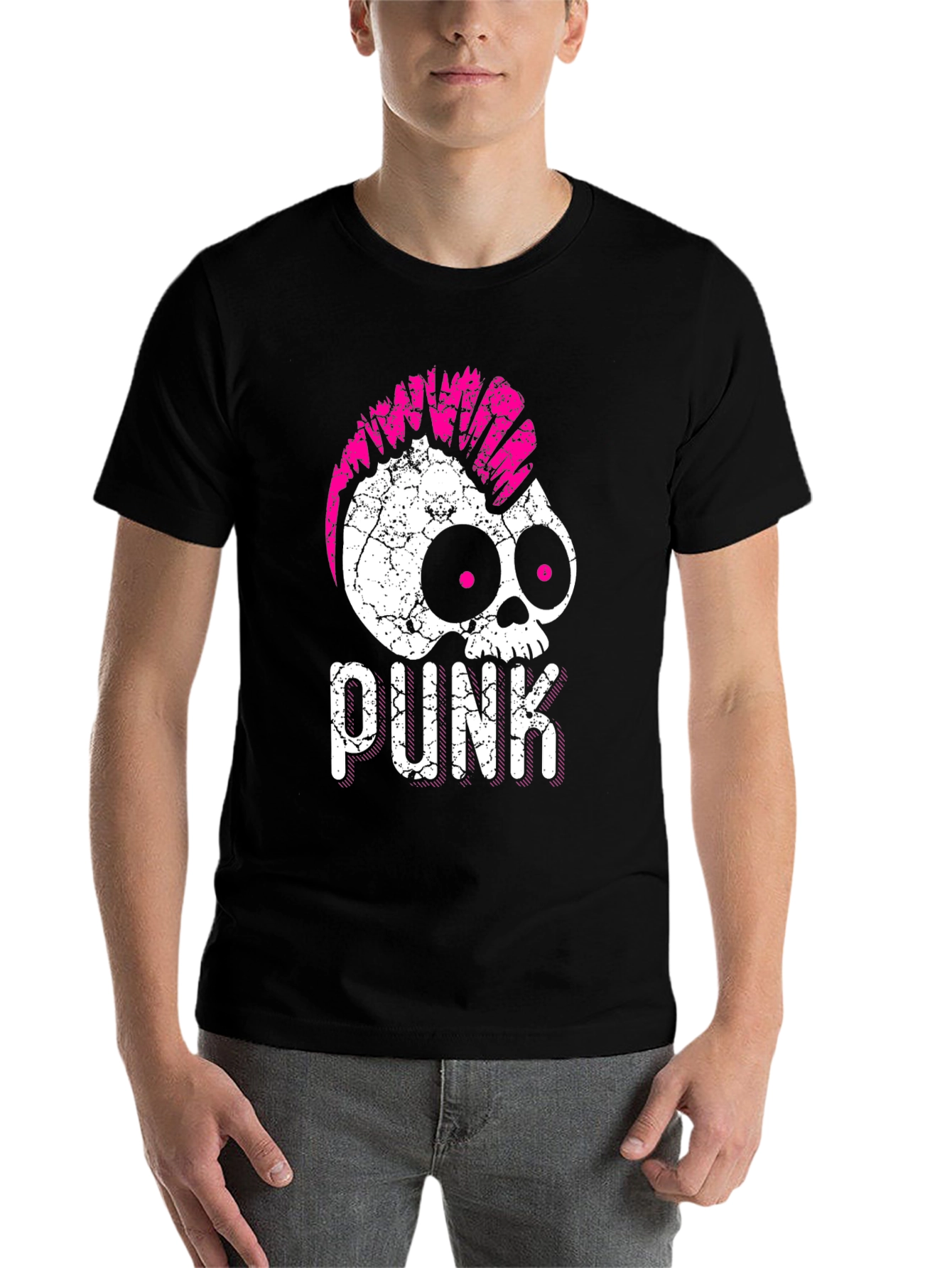 Punk Skull Graphic T-Shirt - Edgy Style - 7