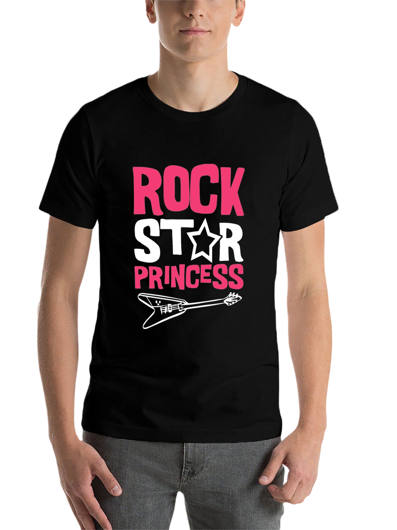 Black Rock Star Princess Graphic Tee view 7