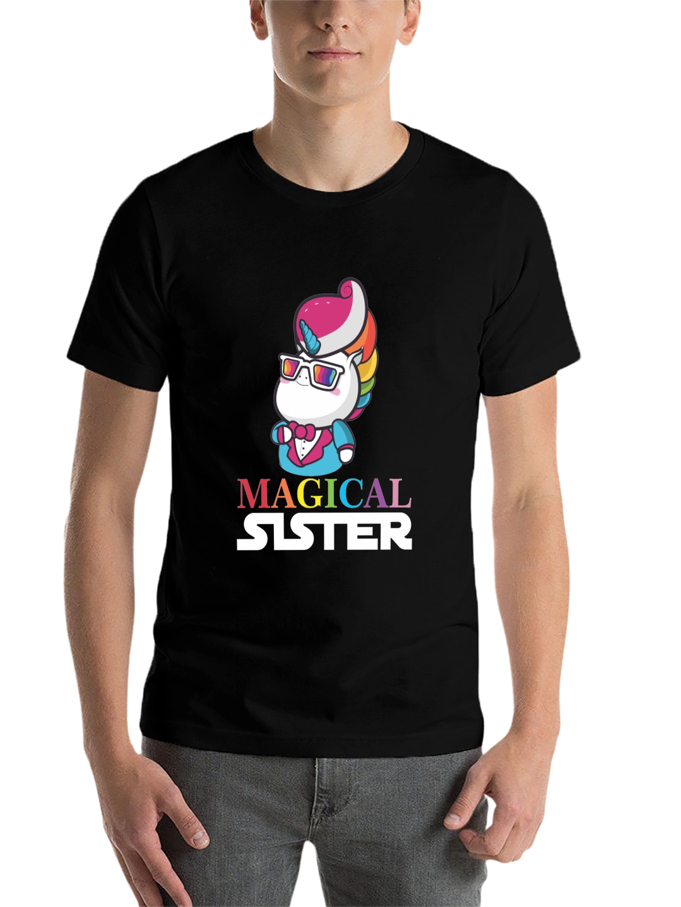 Magical Sister Unicorn Graphic Tee - 7