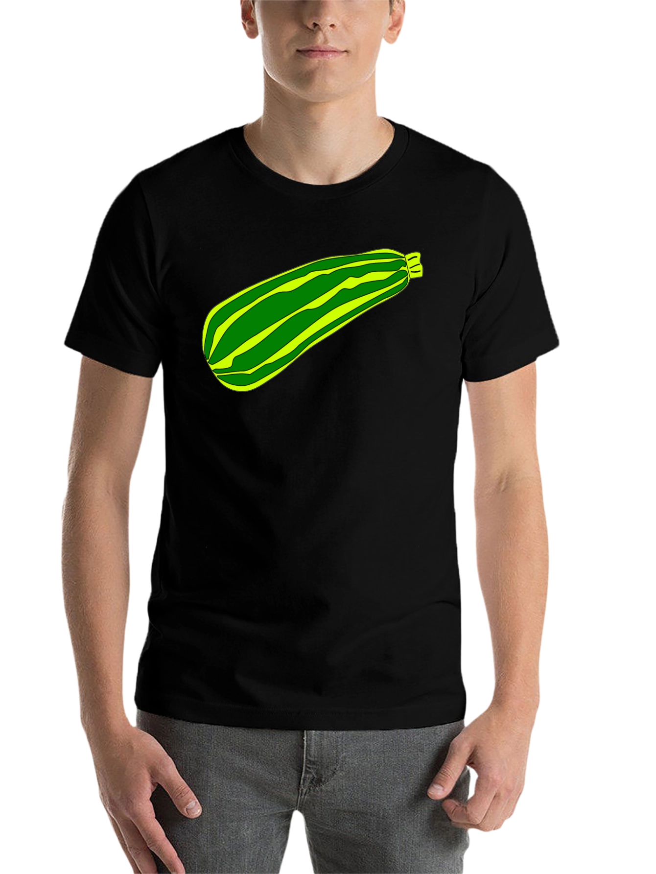 Zucchini Graphic Tee -  Unique Veggie Print - 7