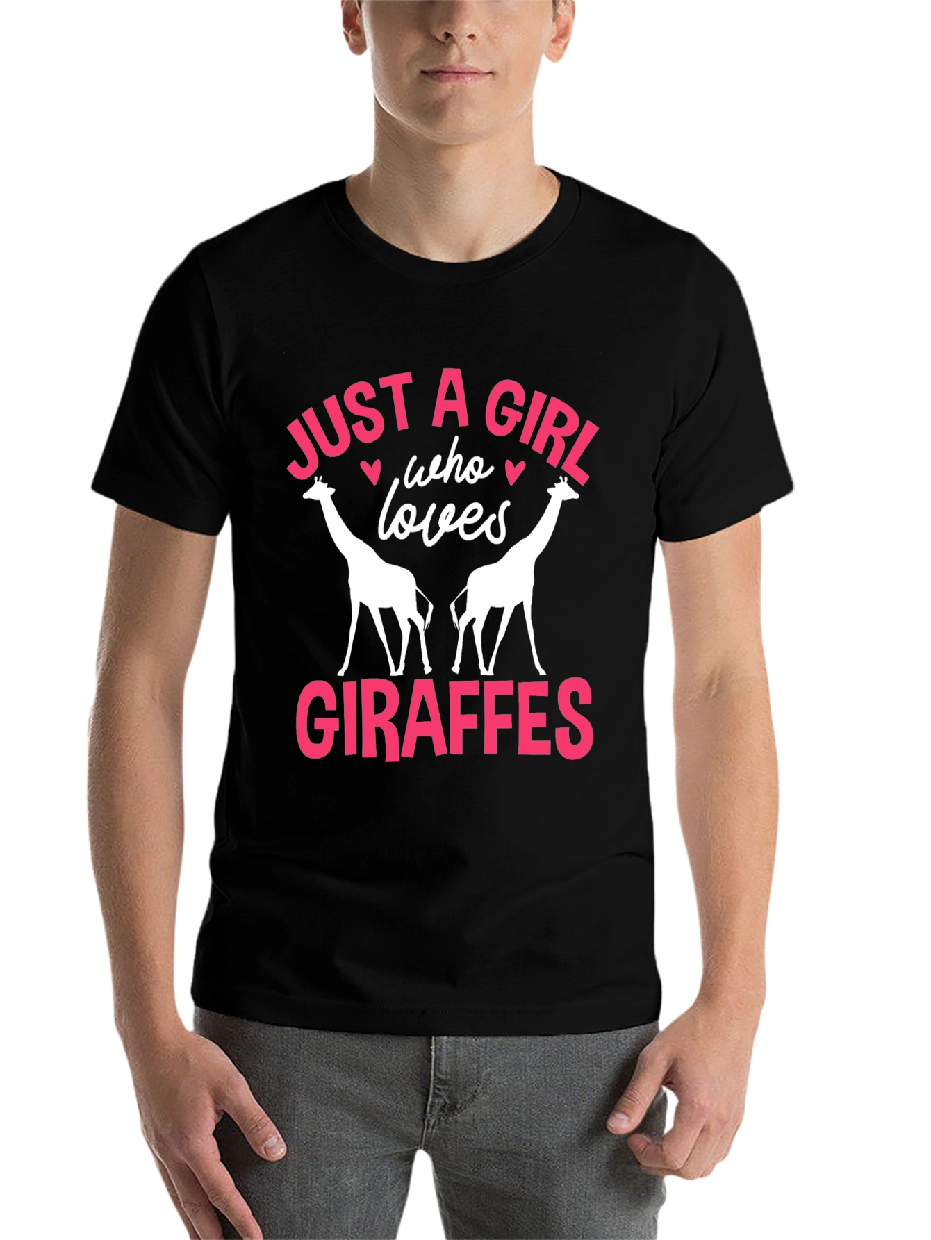 Just a Girl Who Loves Giraffes T-Shirt - 7