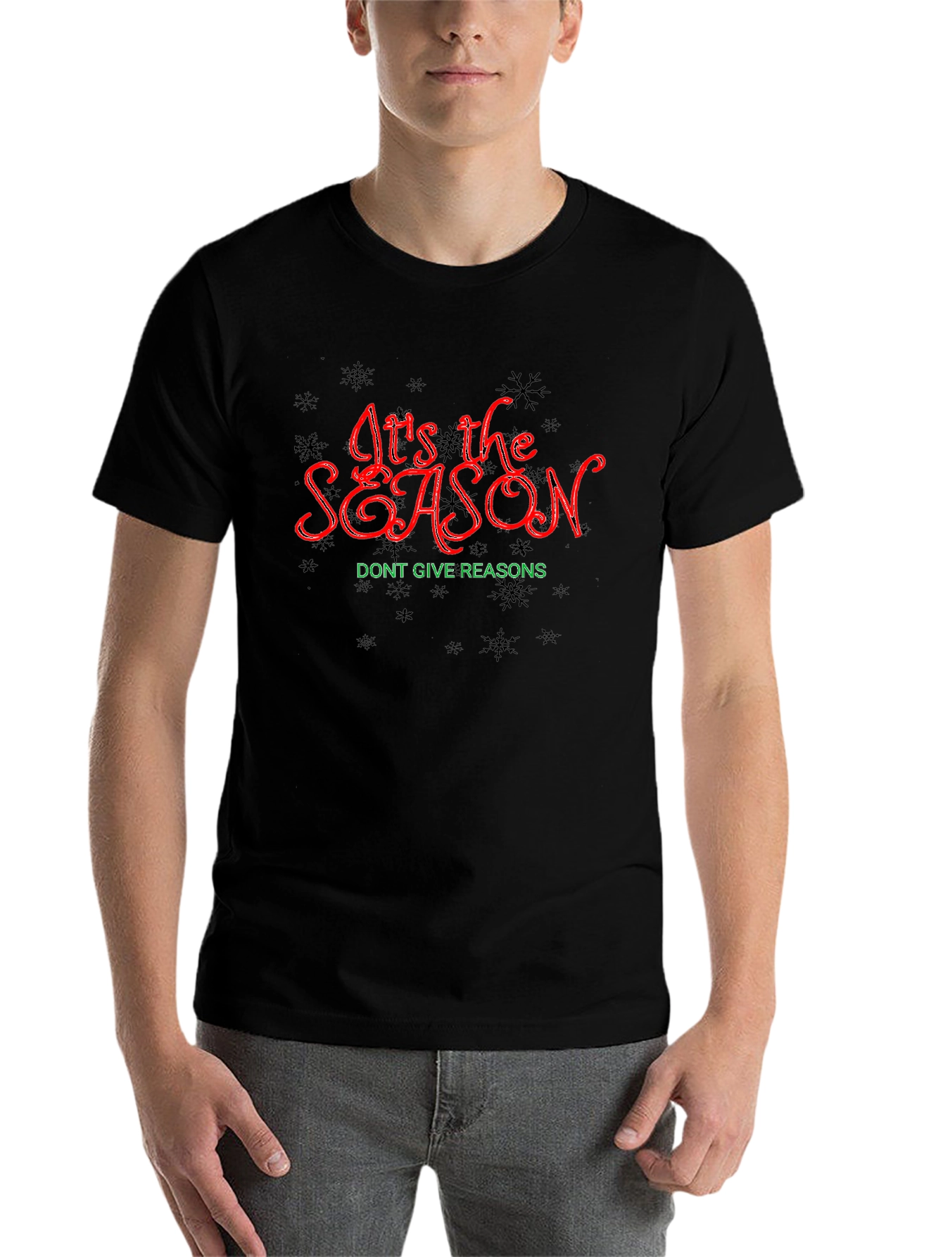 Black It's the Season Graphic Tee view 7