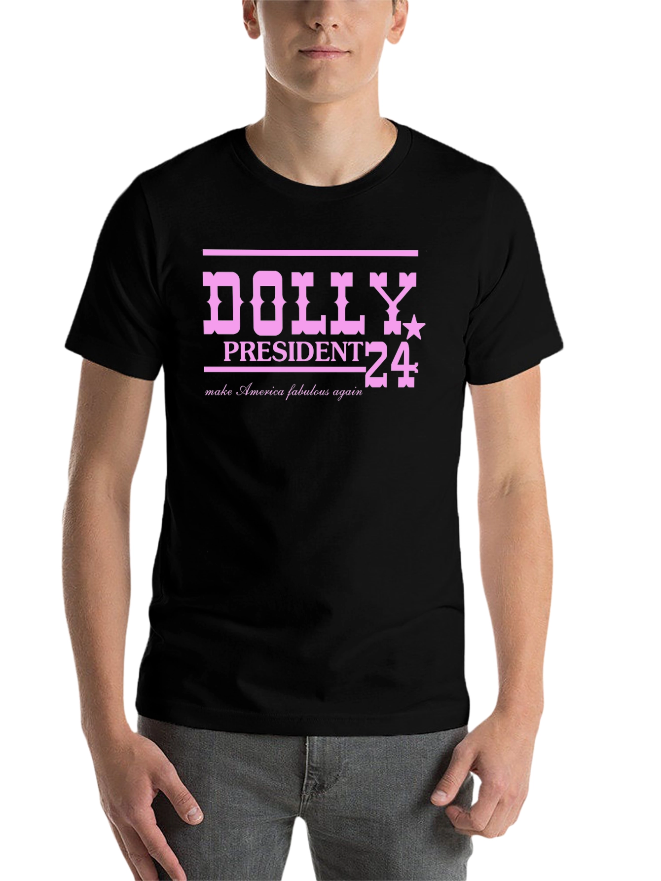 Dolly President 24 Black T-Shirt - 7