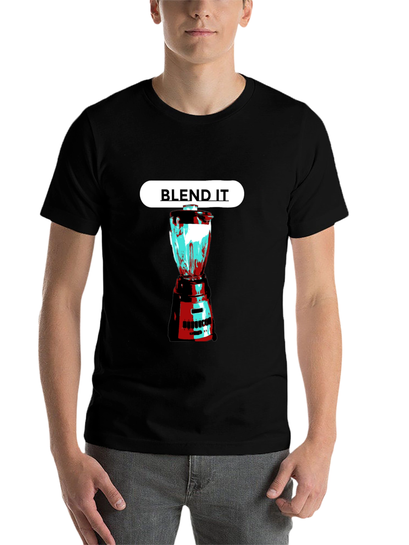 Black Blend It Graphic T-Shirt view 7