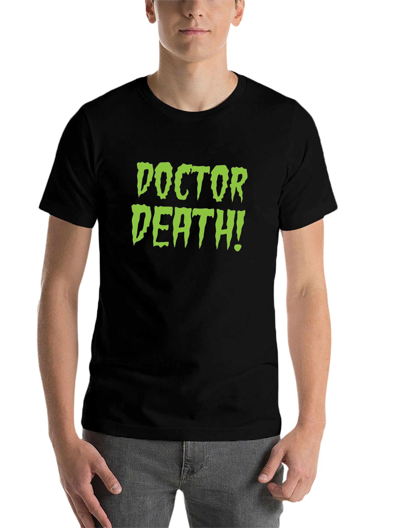 Black Doctor Death! Black T-Shirt view 7